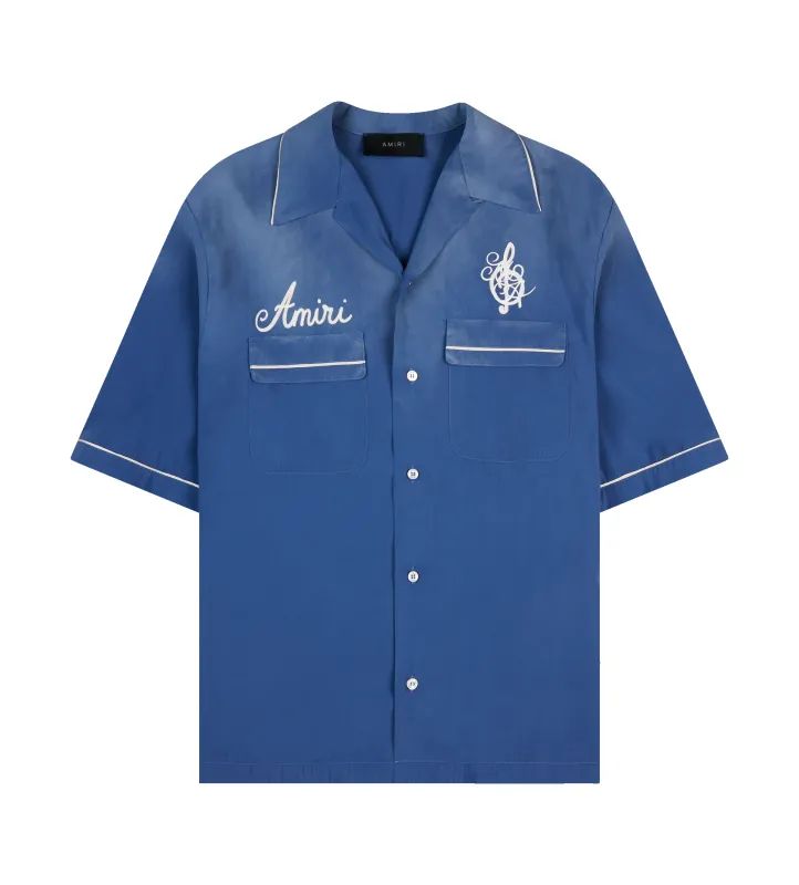 Saturday Night Camp Shirt Navy sold by FOUR Amsterdam