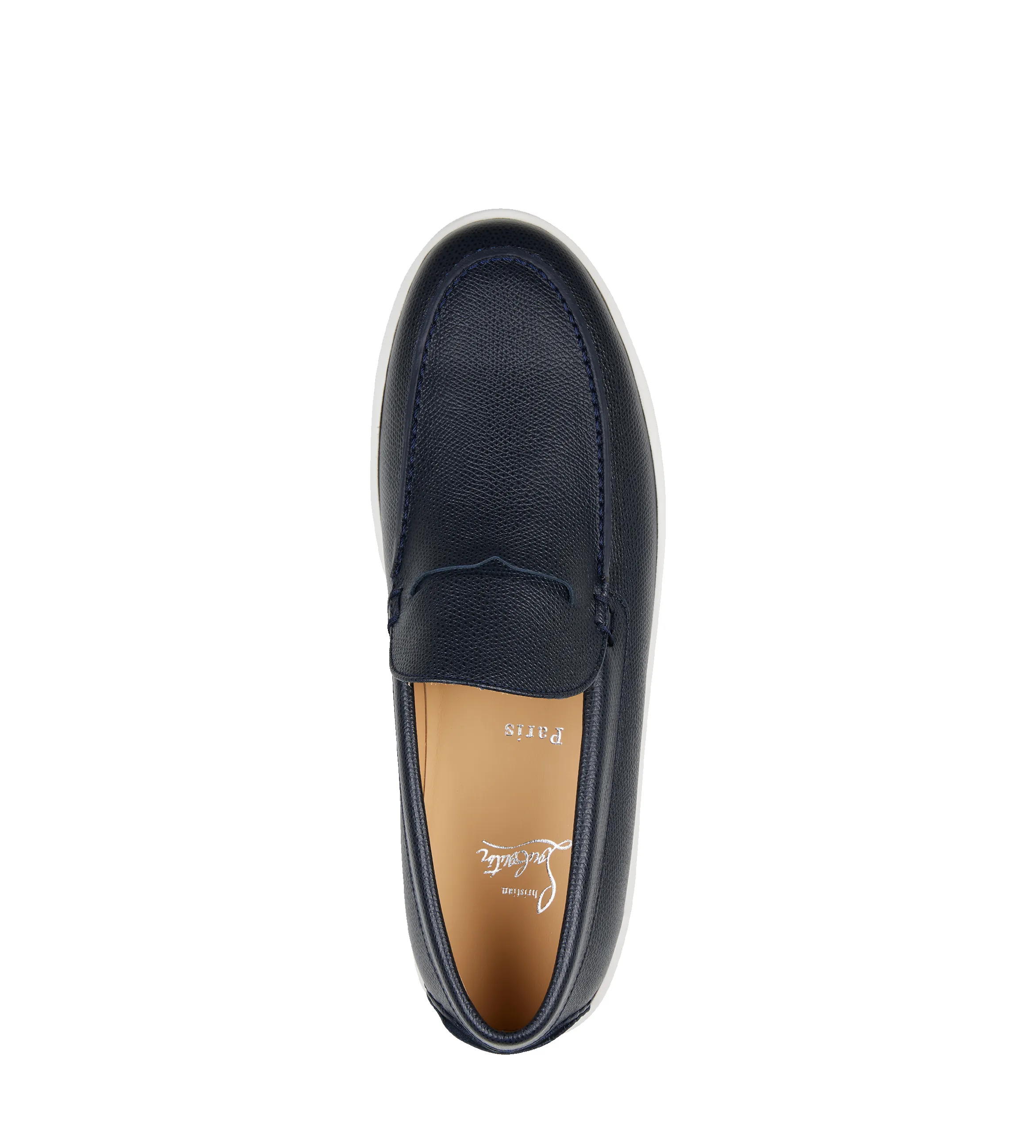 Paqueboat Leather Loafer in Graine Navy sold by FOUR Amsterdam product image thumbnail 4