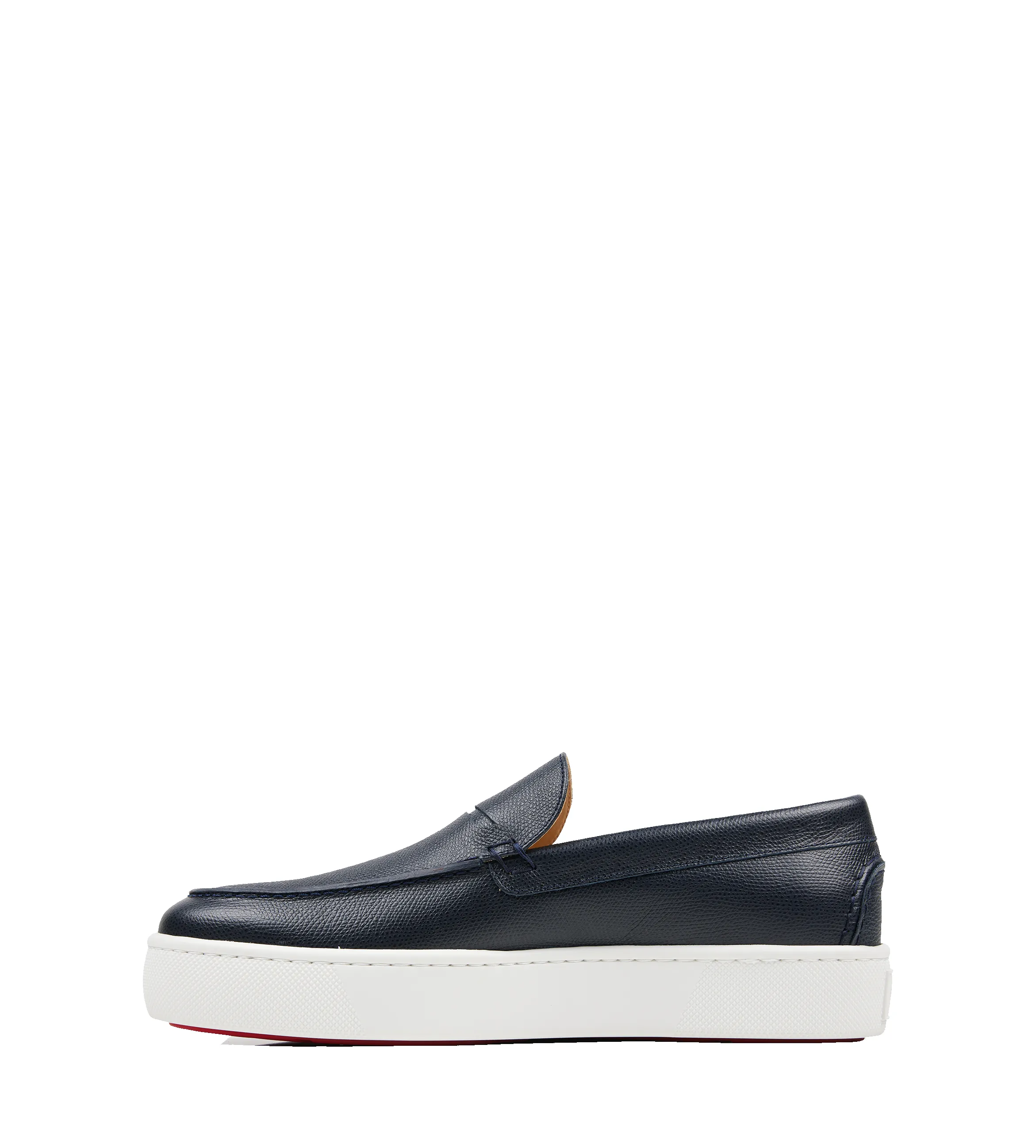 Paqueboat Leather Loafer in Graine Navy sold by FOUR Amsterdam product image thumbnail 3