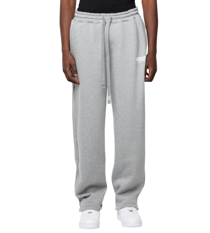 Logo Straight Leg Grey Melange sold by FOUR Amsterdam