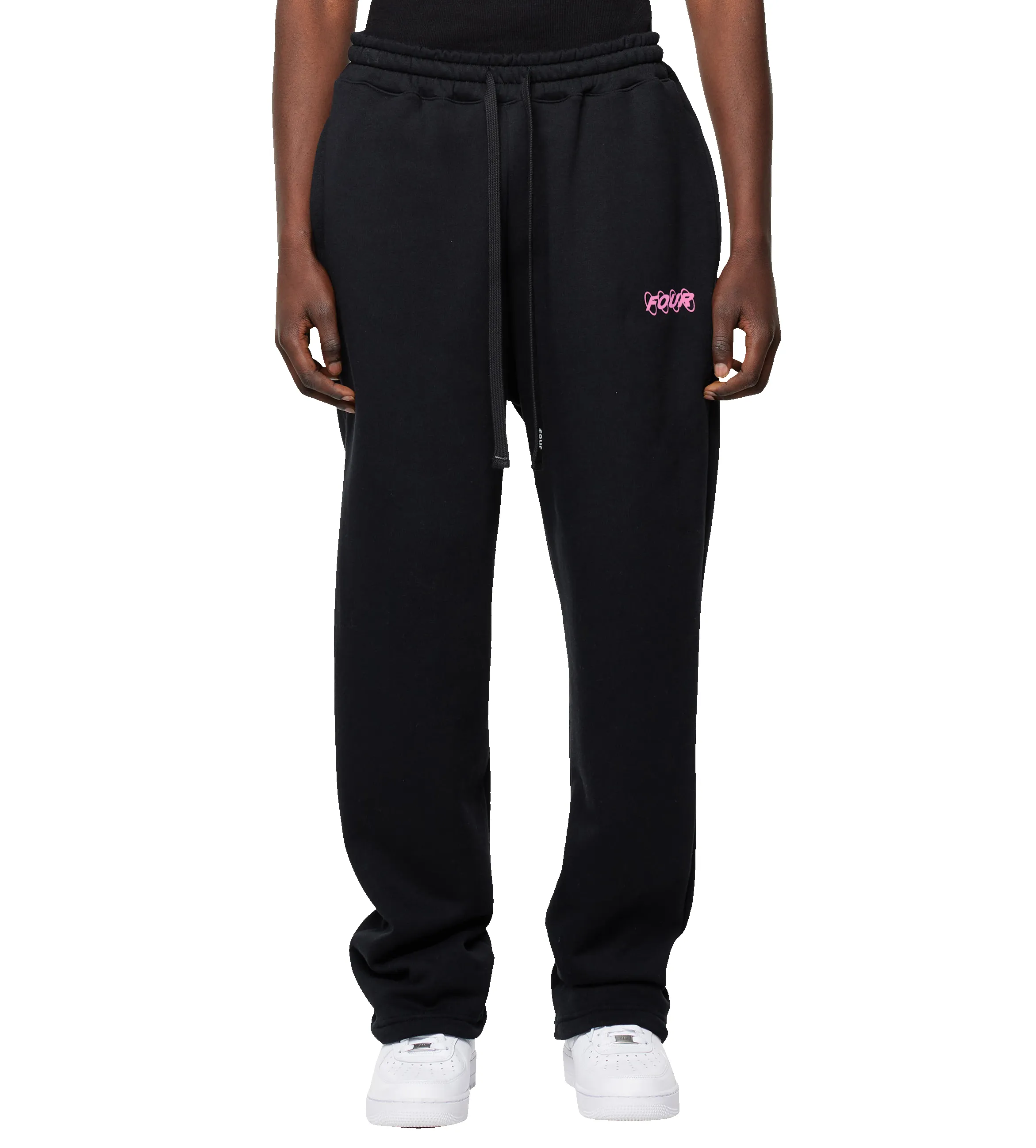 Circles Straight Leg Black/ Pink sold by FOUR Amsterdam