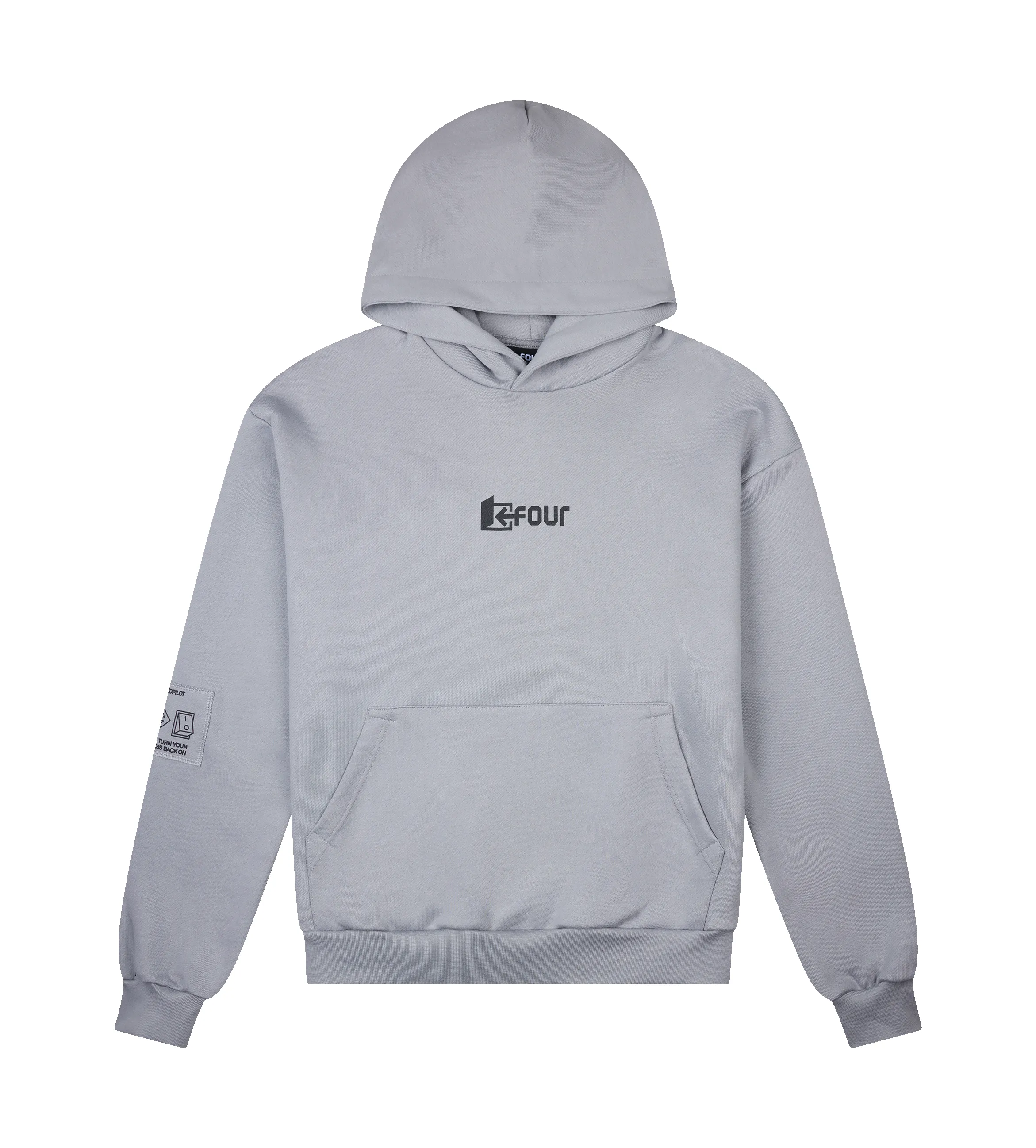 Exit Eye Hoodie Mockingbird Grey sold by FOUR Amsterdam product image thumbnail 4