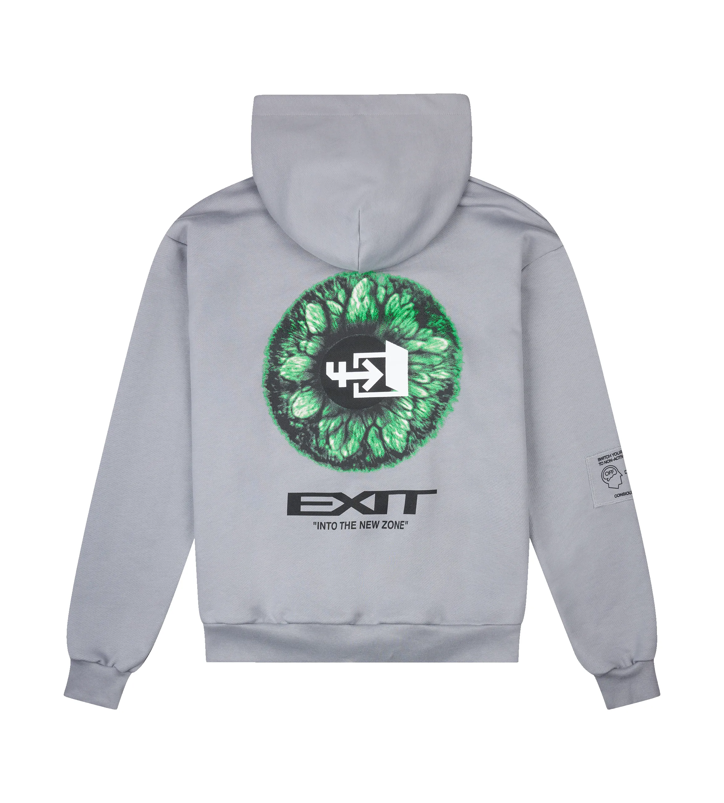 Exit Eye Hoodie Mockingbird Grey sold by FOUR Amsterdam product image thumbnail 2
