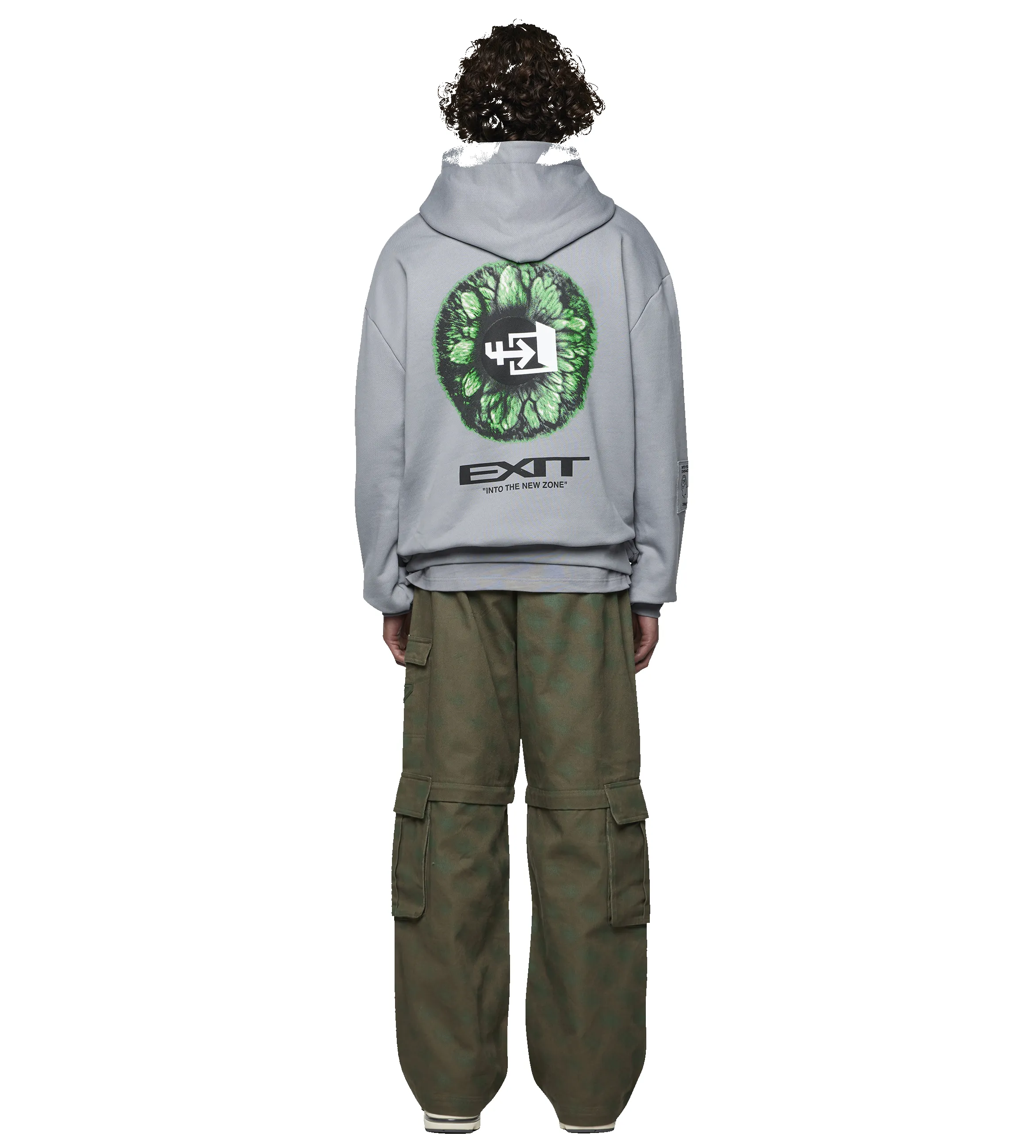 Exit Eye Hoodie Mockingbird Grey sold by FOUR Amsterdam product image thumbnail 3