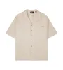 Logo Bowling Shirt Sand Beige sold by FOUR Amsterdam