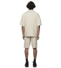 Logo Bowling Shirt Sand Beige sold by FOUR Amsterdam