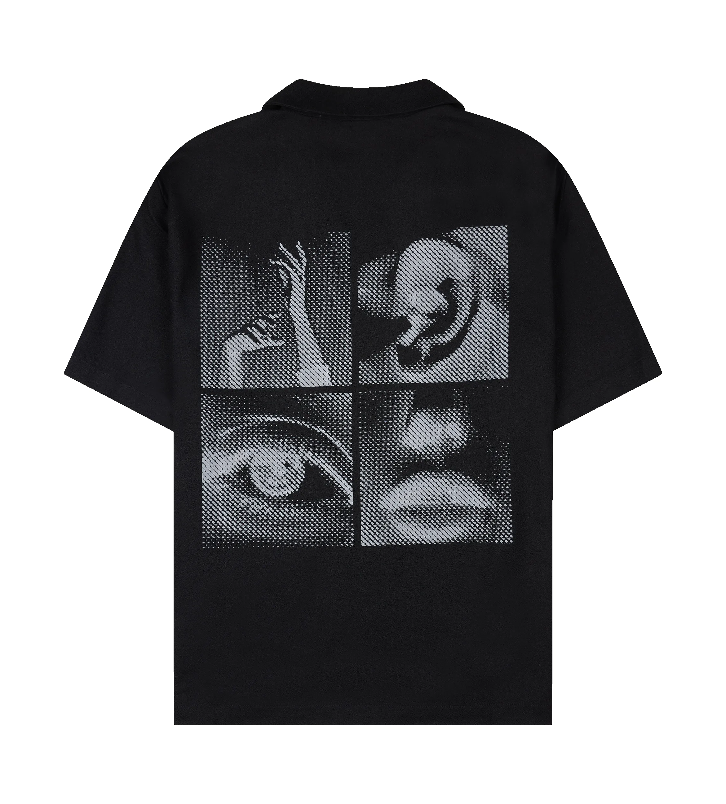 Logo Bowling Shirt Black sold by FOUR Amsterdam product image thumbnail 2