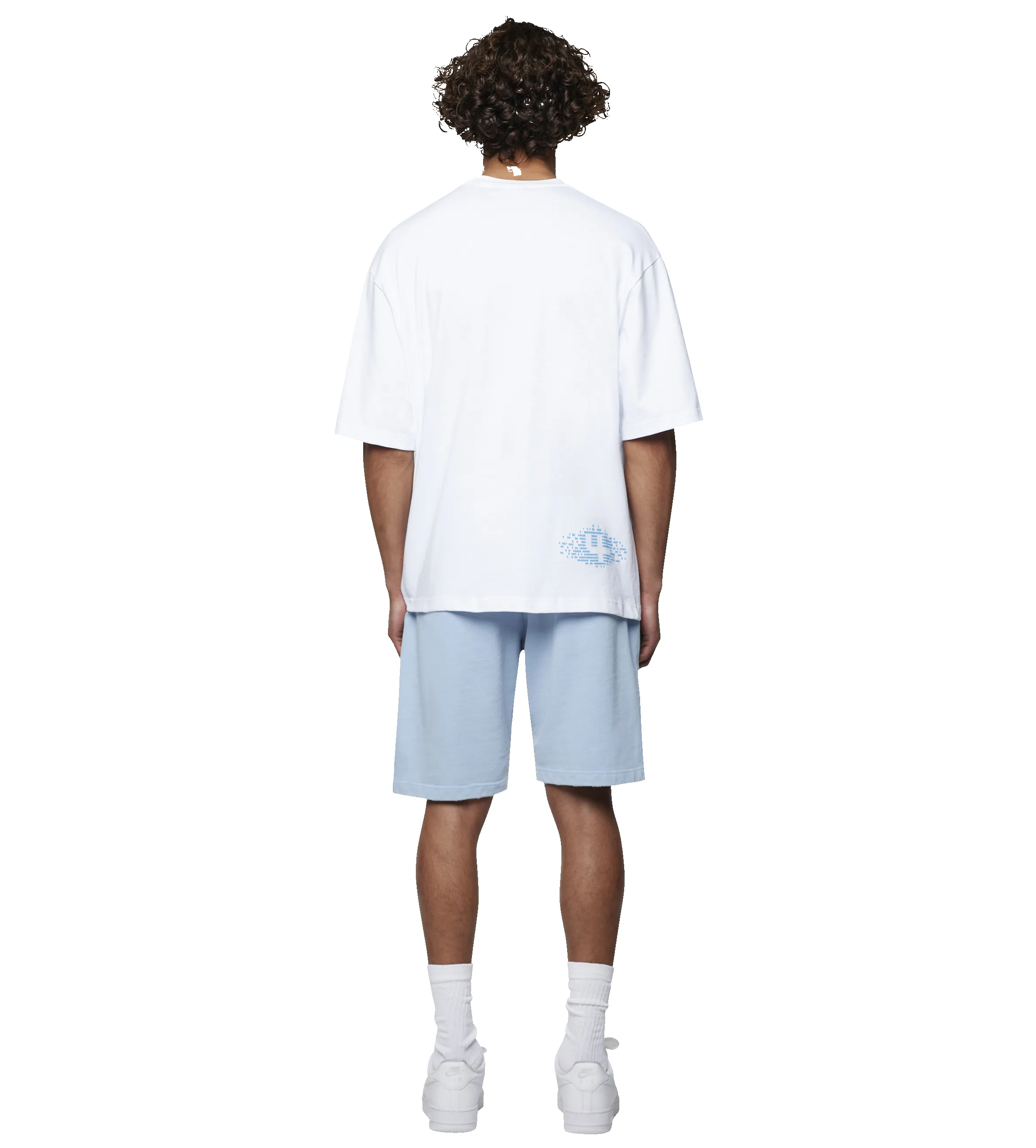 Digital Logo T-shirt White sold by FOUR Amsterdam product image thumbnail 3