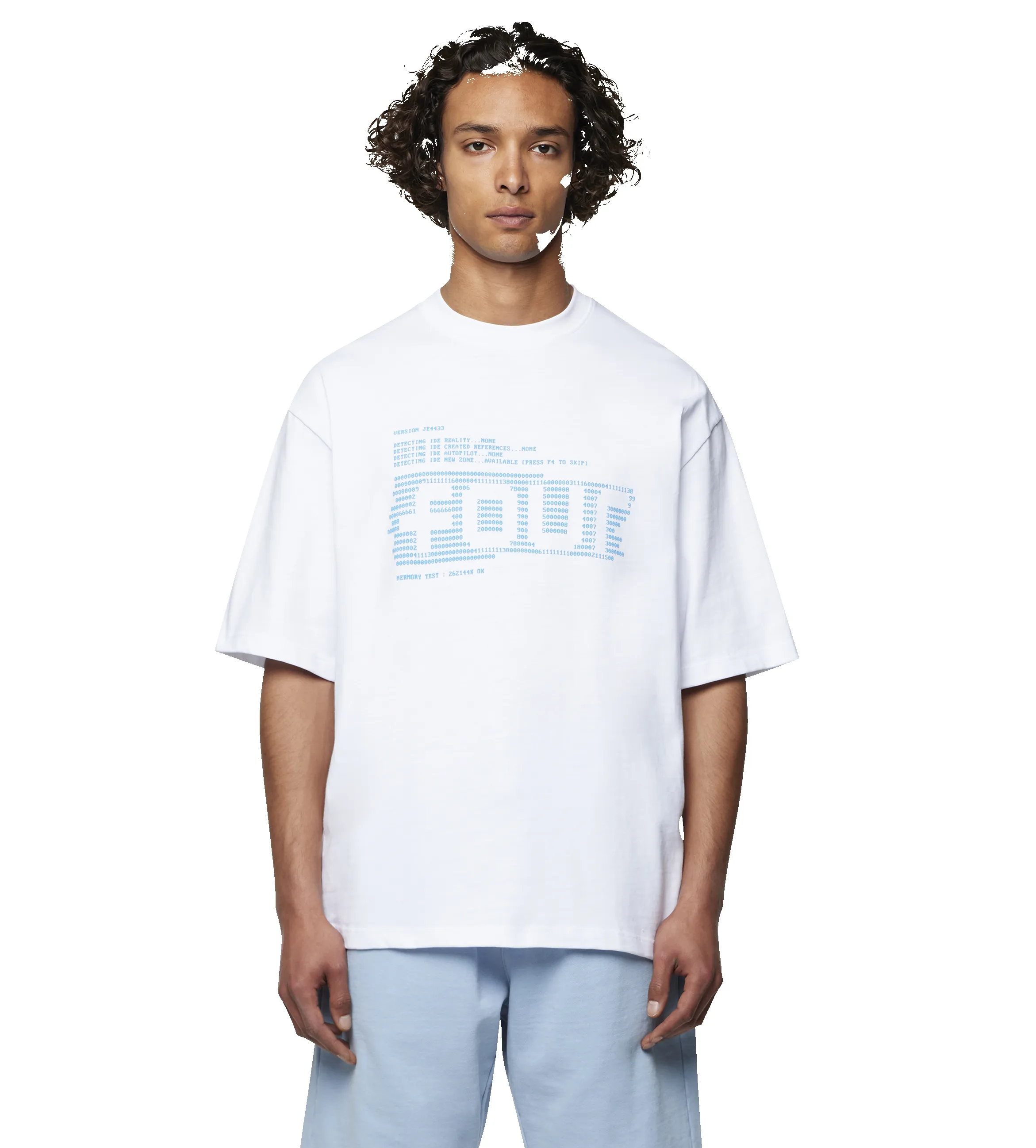 Digital Logo T-shirt White sold by FOUR Amsterdam