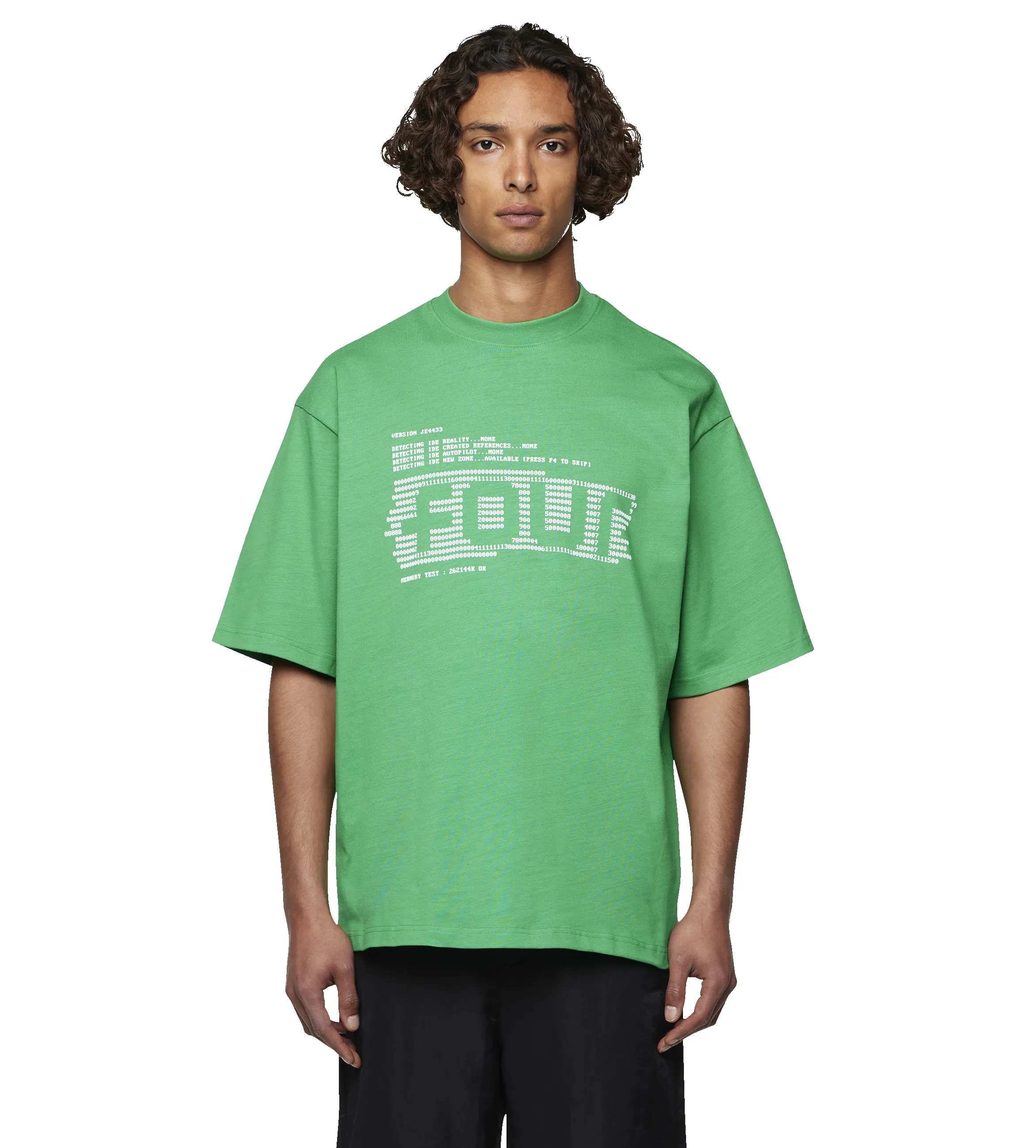 Digital Logo T-shirt Green Bee sold by FOUR Amsterdam