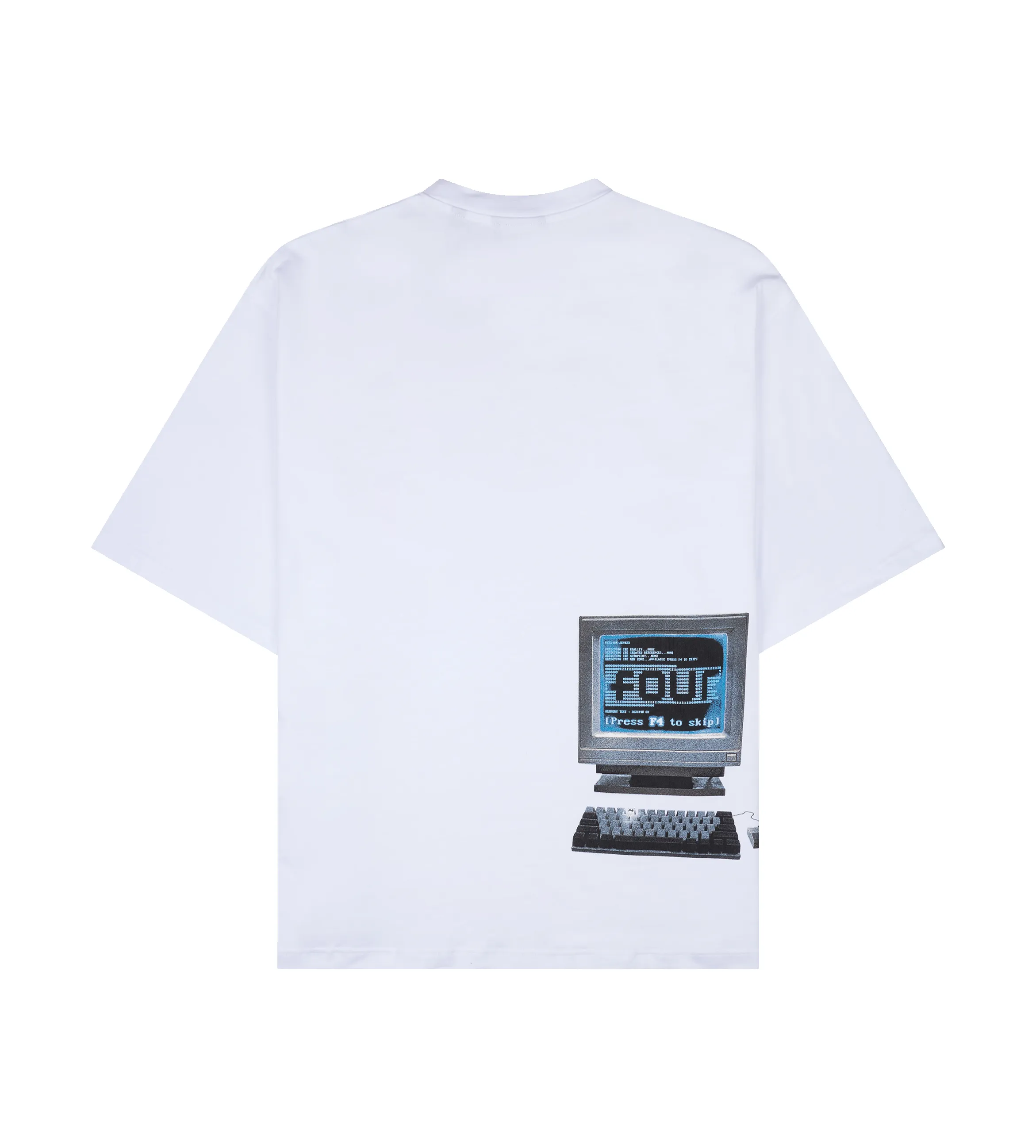 Computer T-shirt White sold by FOUR Amsterdam product image thumbnail 2