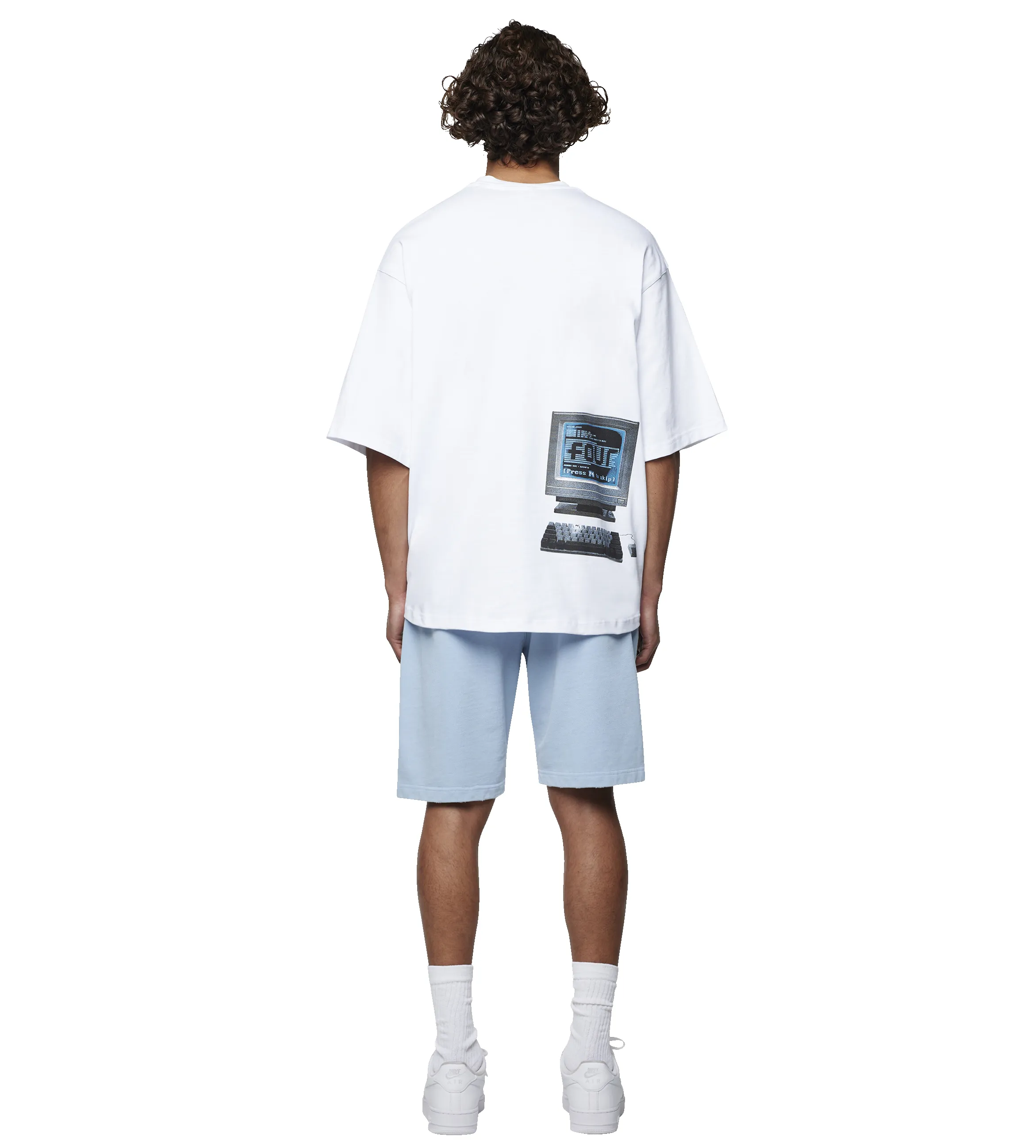 Computer T-shirt White sold by FOUR Amsterdam product image thumbnail 3
