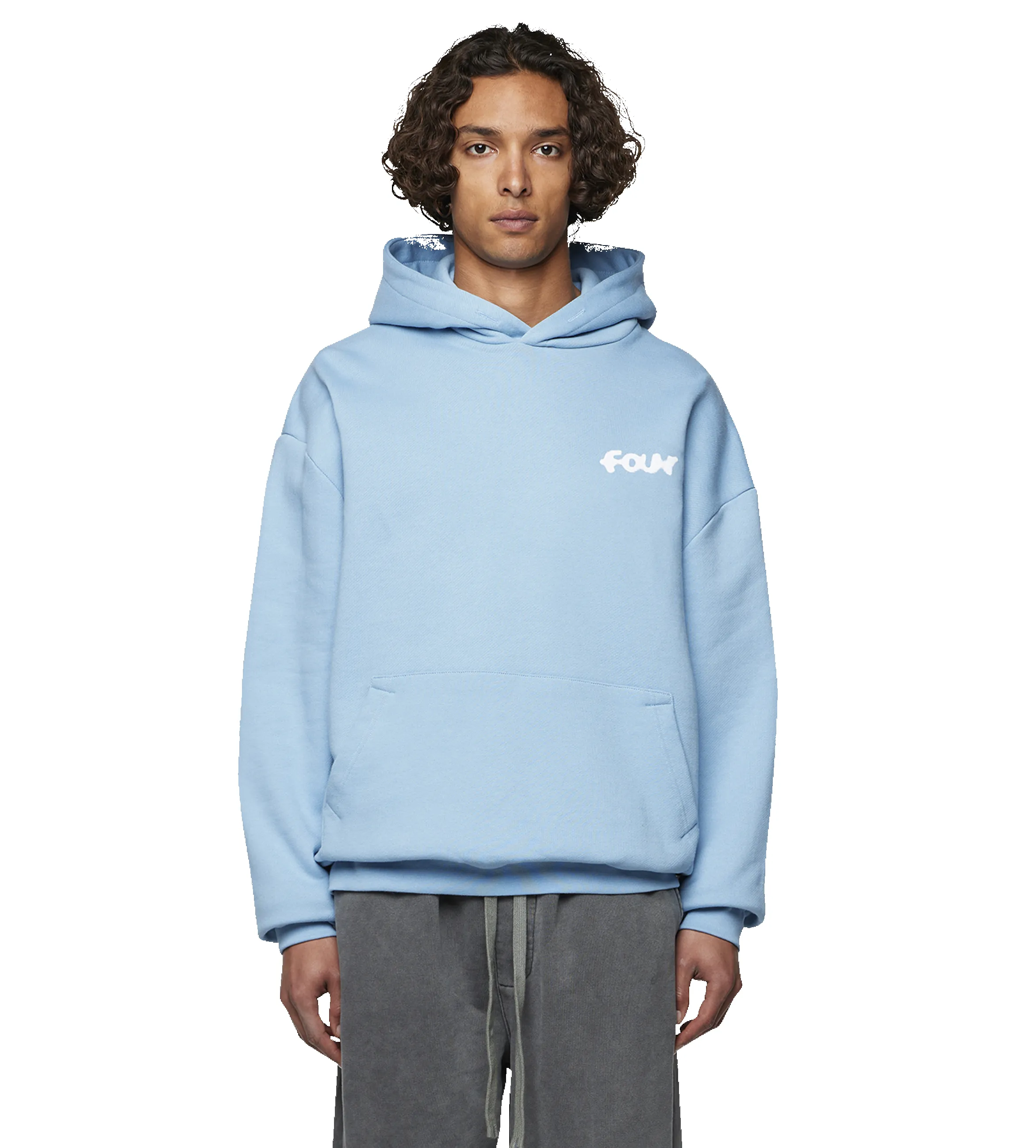 4 Transformation Hoodie Ice Blue sold by FOUR Amsterdam