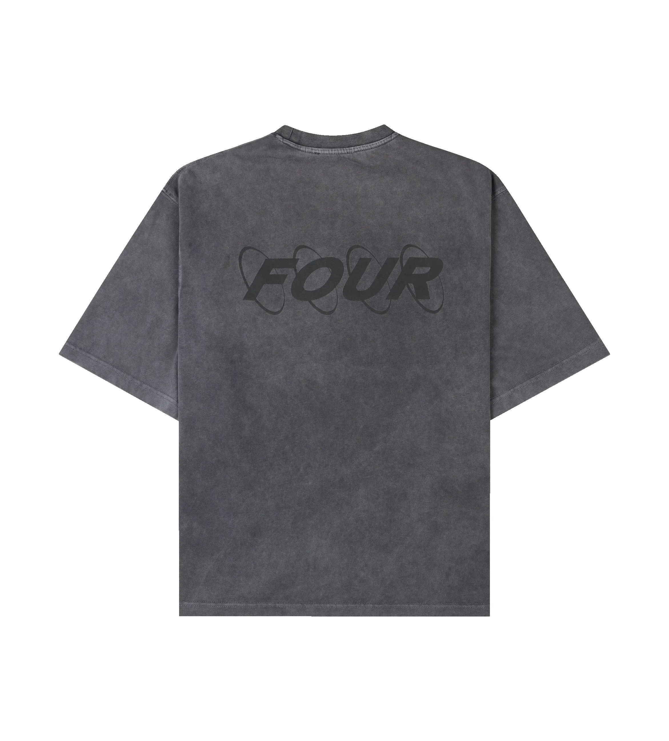 Circles T-shirt Washed Mockingbird Grey sold by FOUR Amsterdam product image thumbnail 2