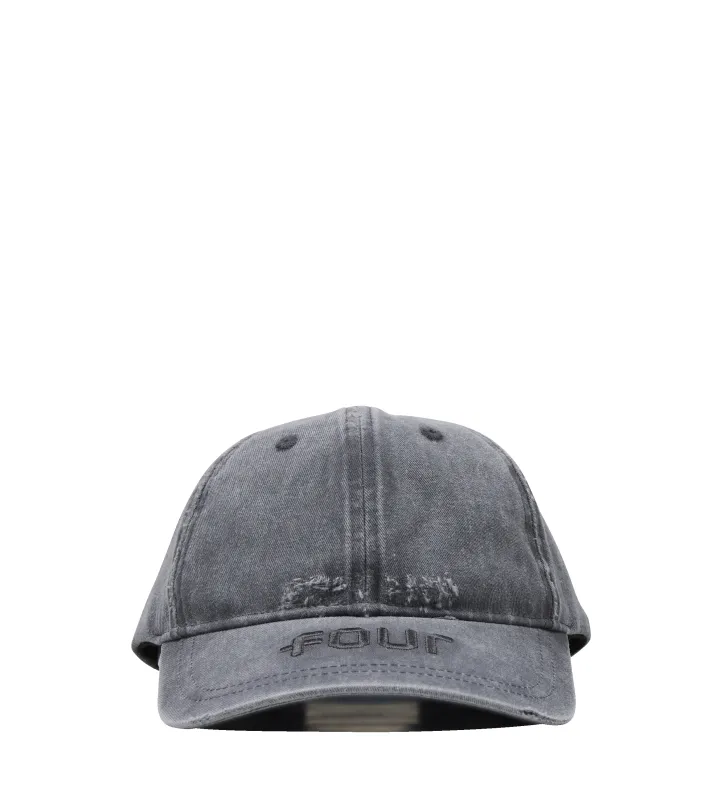 Logo Washed Cap Mockingbird Grey sold by FOUR Amsterdam