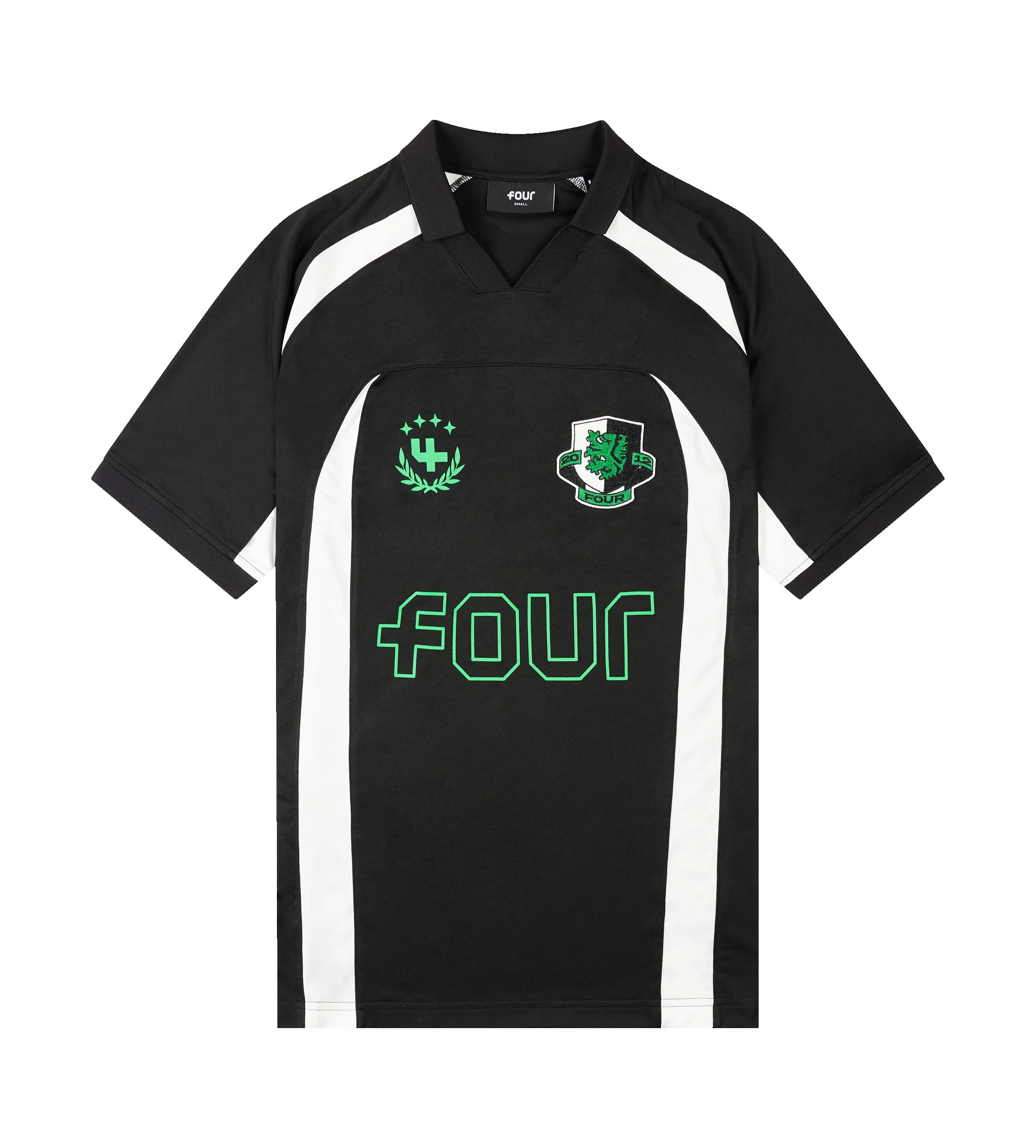Football T-shirt - C9 Logo – Black/ White sold by FOUR Amsterdam product image thumbnail 2