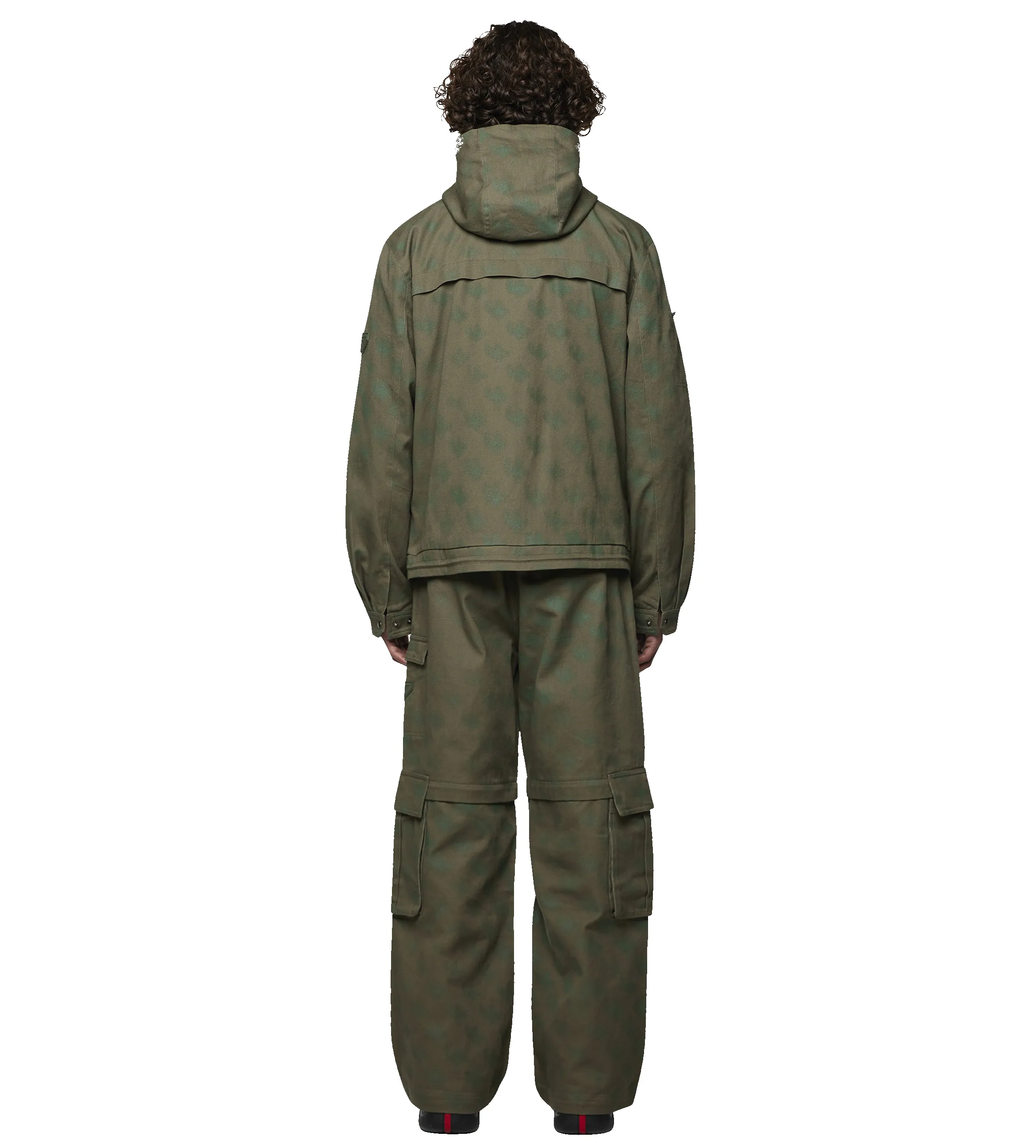 Square Logo Workwear Jacket Moss Green sold by FOUR Amsterdam product image thumbnail 5