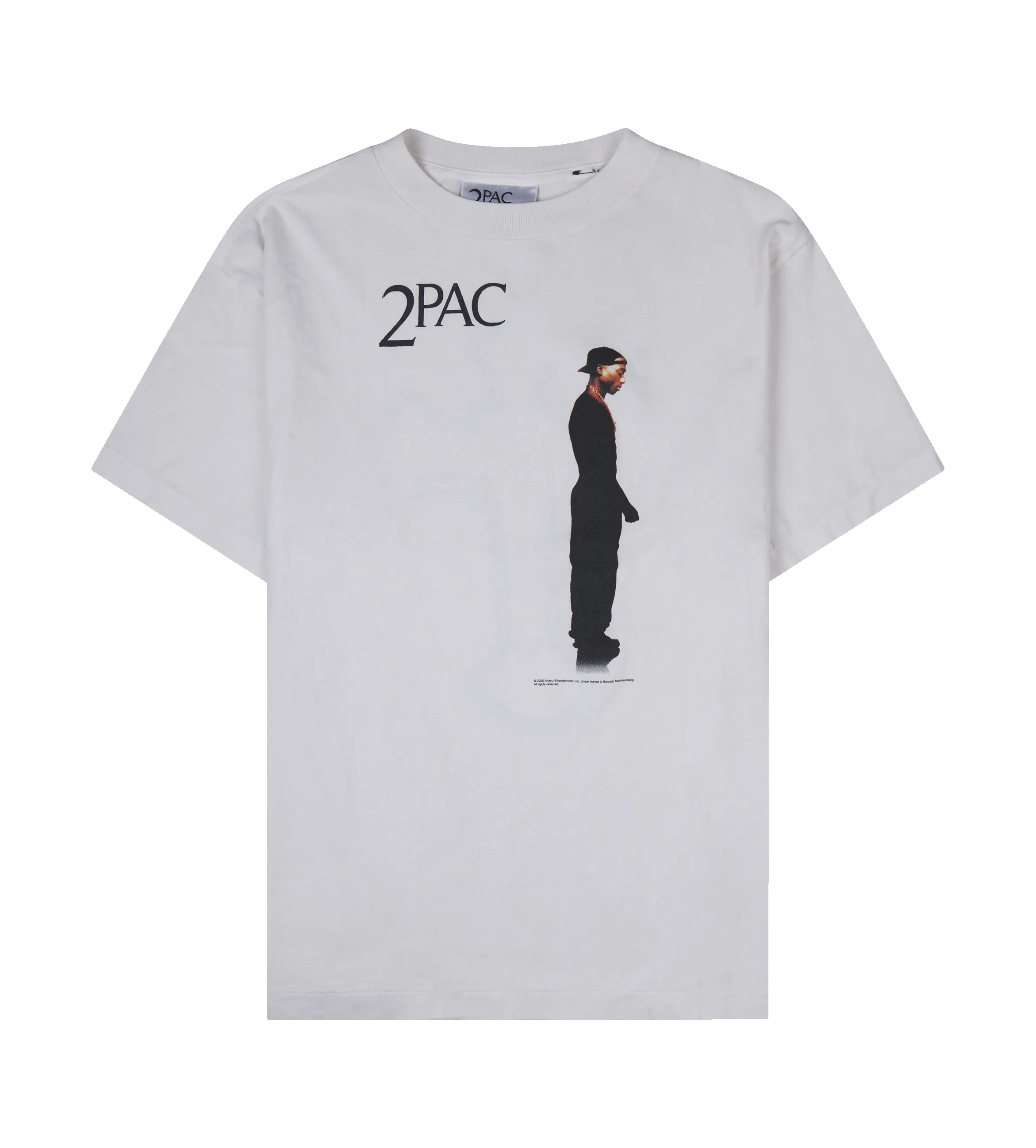2PAC T-Shirt – White sold by FOUR Amsterdam