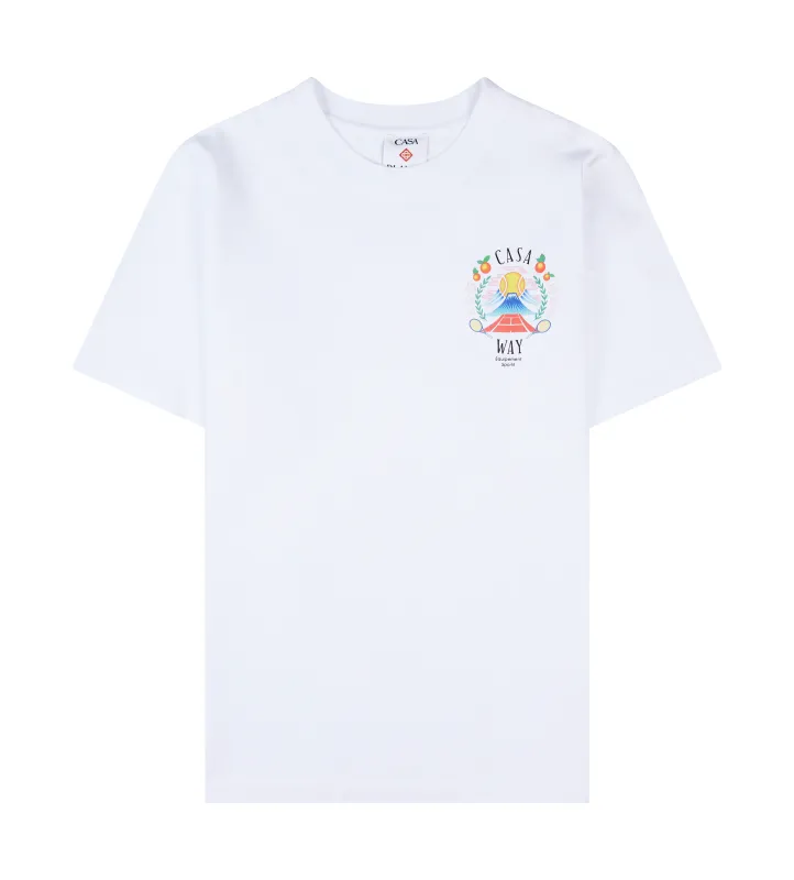 Casa Way Mountain T-Shirt White sold by FOUR Amsterdam