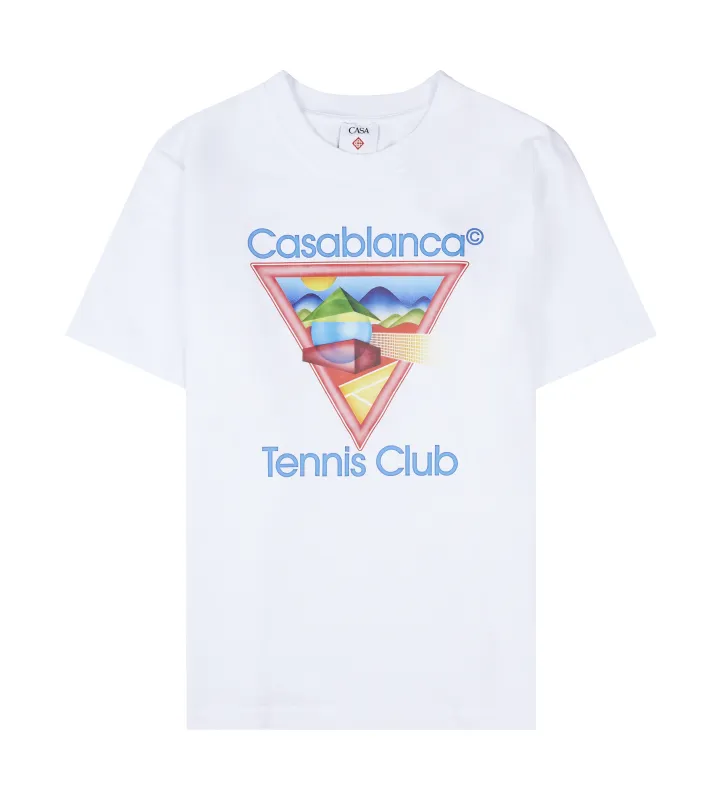 Tennis Club Icon T-Shirt – White sold by FOUR Amsterdam
