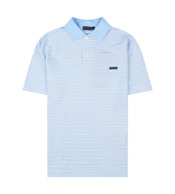 Striped Cotton Polo Shirt sold by FOUR Amsterdam