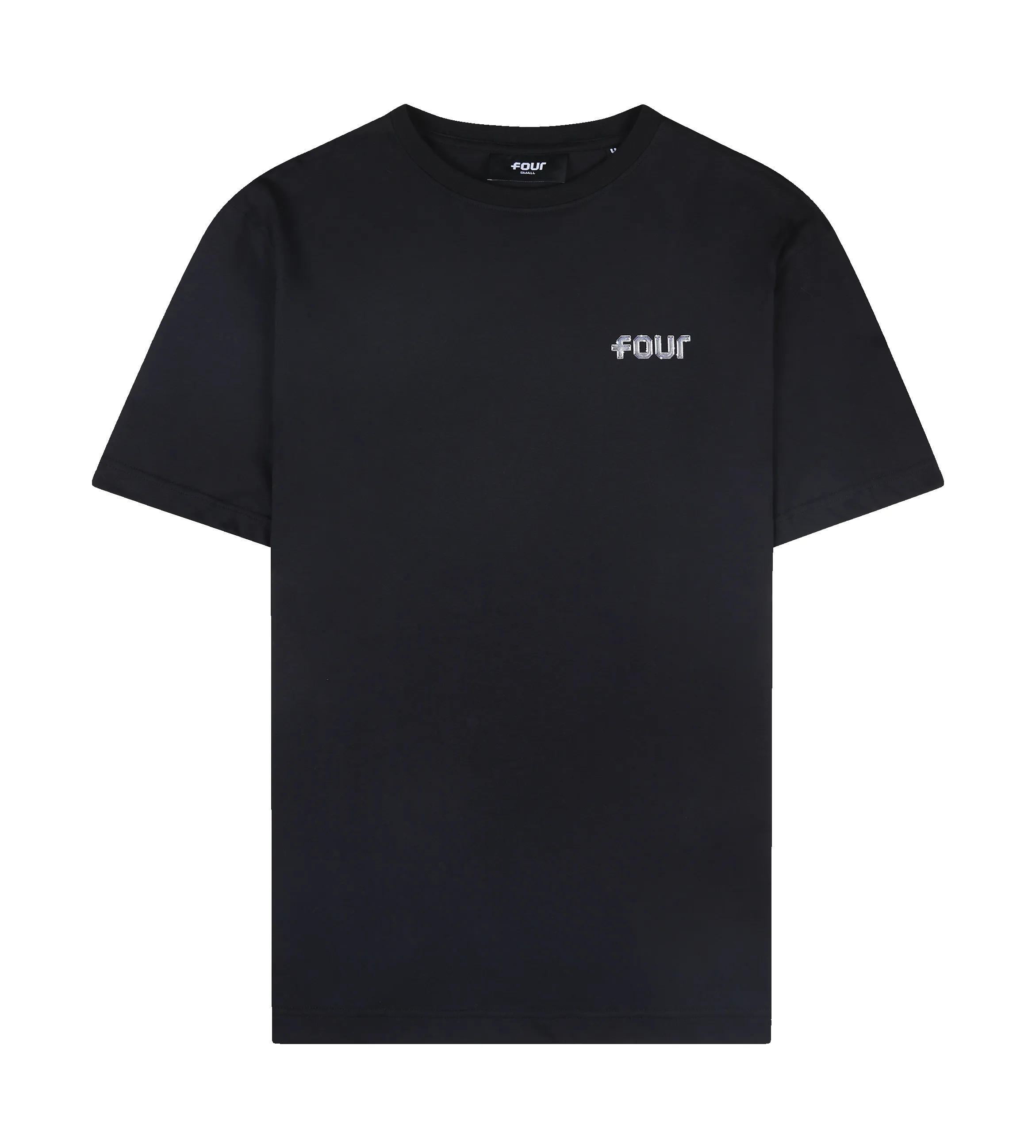 Chrome Logo T-shirt Black sold by FOUR Amsterdam product image thumbnail 4