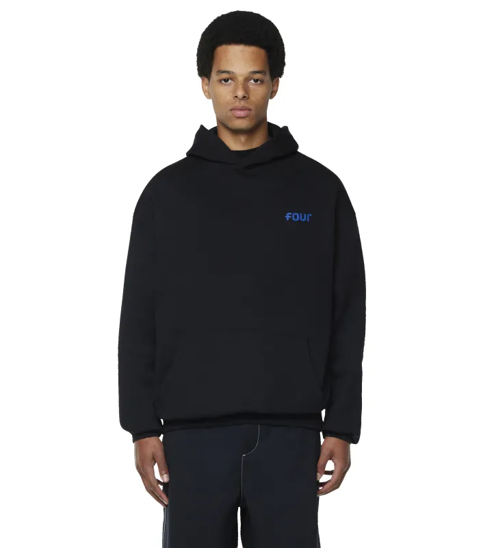 Scan Logo Hoodie Black sold by FOUR Amsterdam