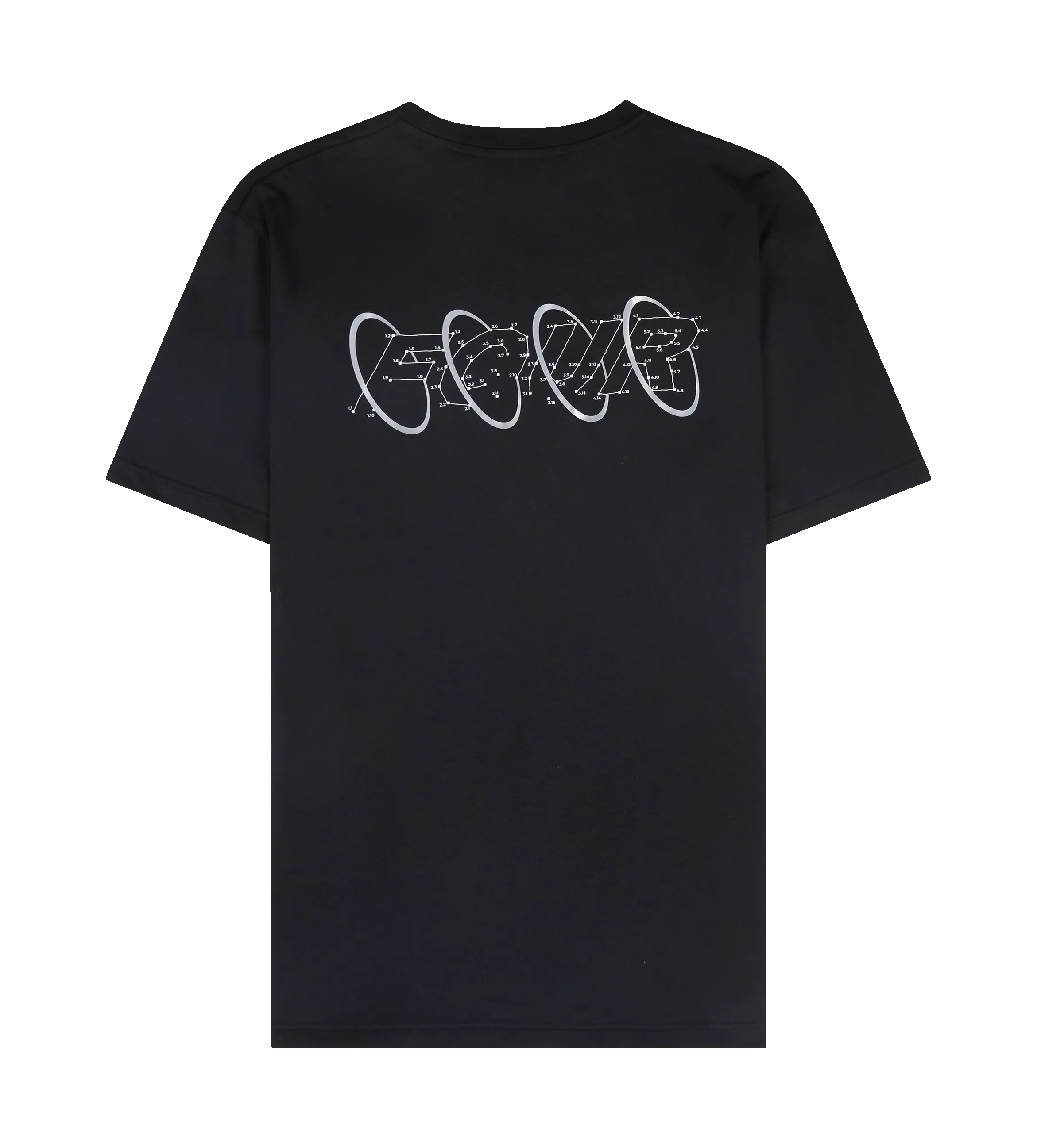 Connect Circles T-shirt Black sold by FOUR Amsterdam product image thumbnail 2