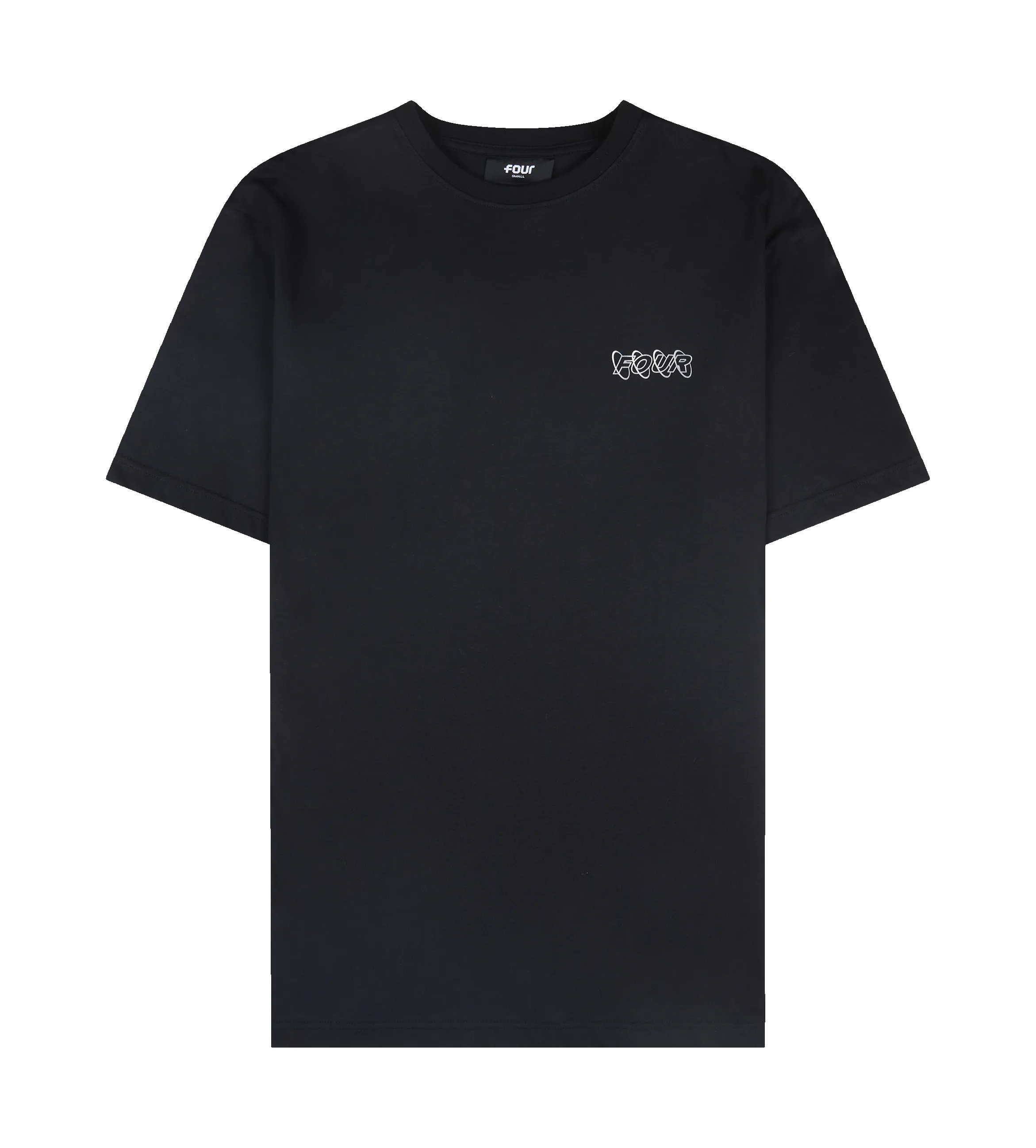 Connect Circles T-shirt Black sold by FOUR Amsterdam product image thumbnail 4