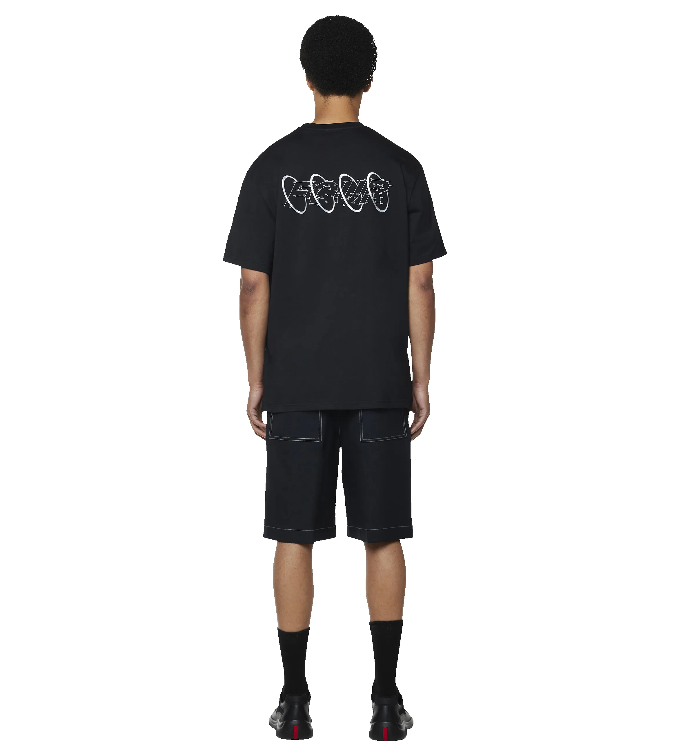 Connect Circles T-shirt Black sold by FOUR Amsterdam product image thumbnail 3