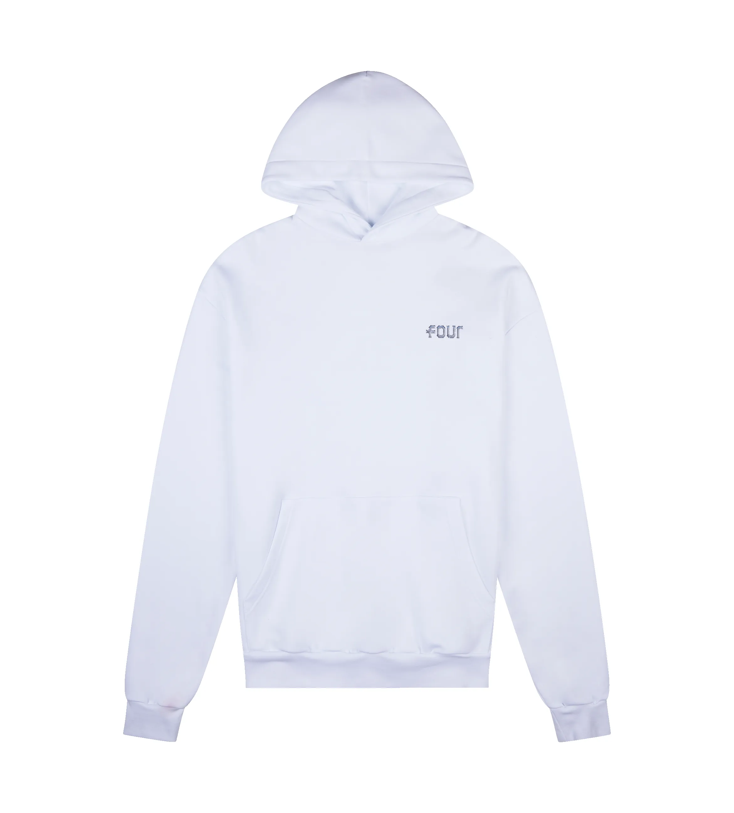 Chrome Logo Hoodie White sold by FOUR Amsterdam product image thumbnail 4