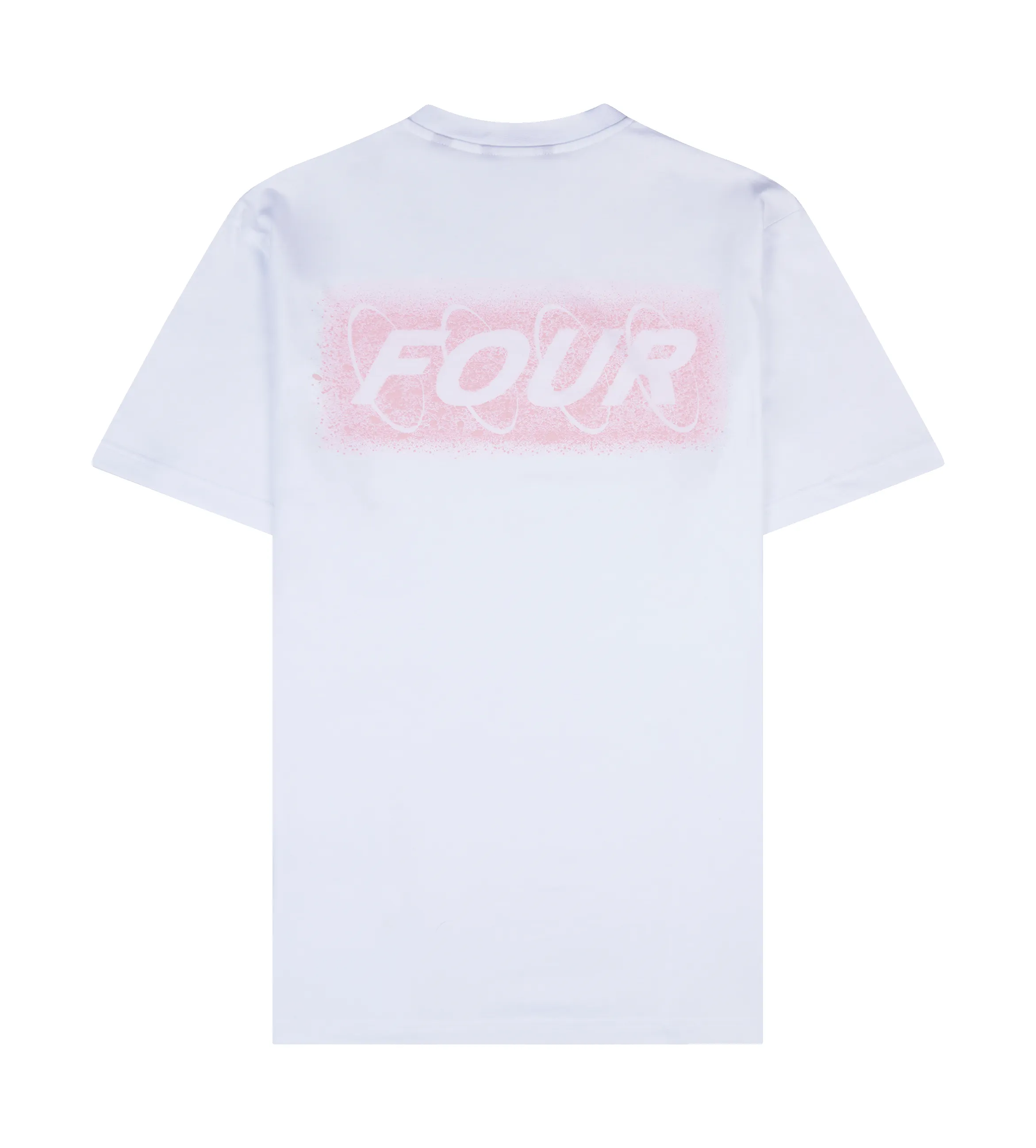 Splatter Circles T-shirt White/ Soft Pink sold by FOUR Amsterdam product image thumbnail 2