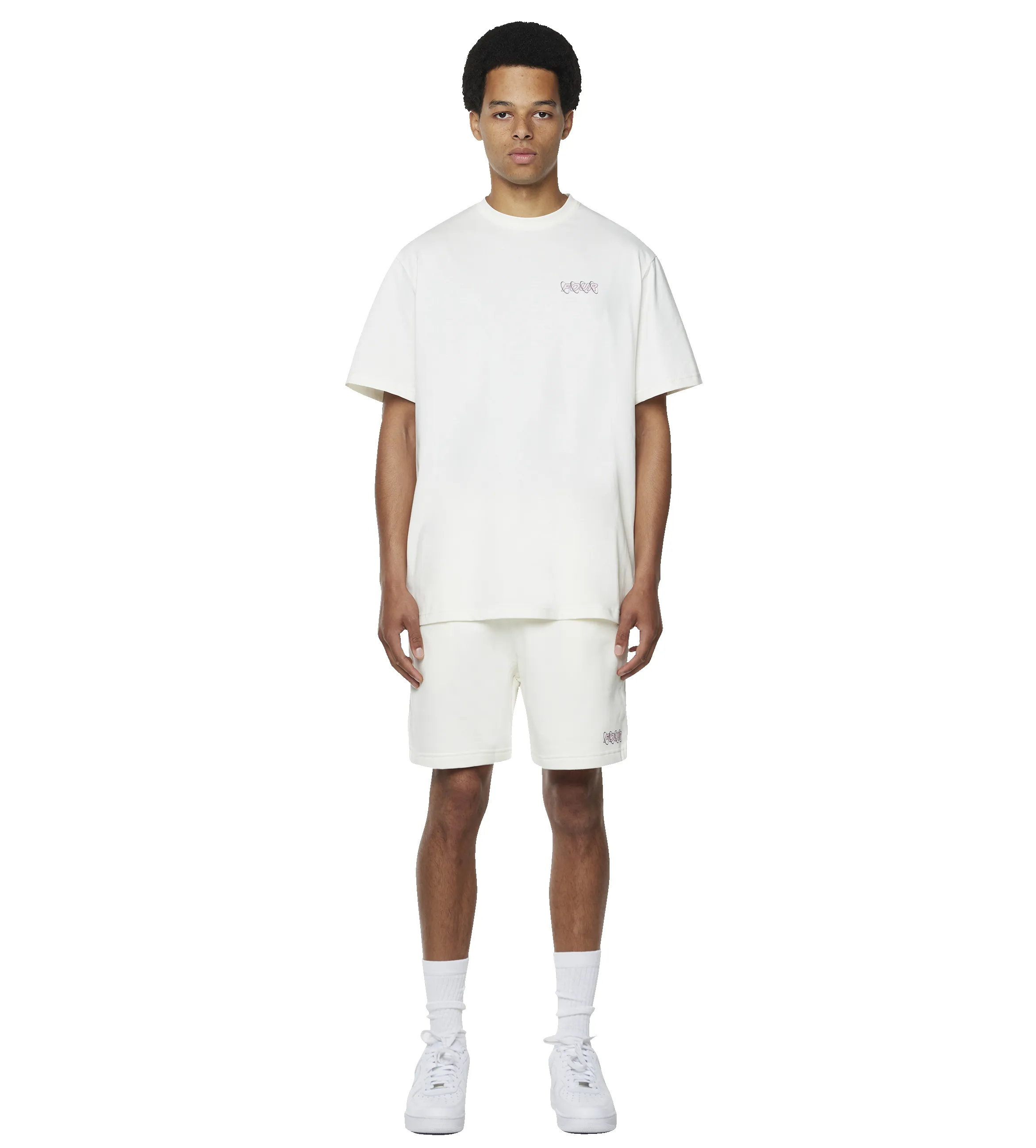 Circles T-shirt Cannoli Cream/ Soft Pink sold by FOUR Amsterdam product image thumbnail 5