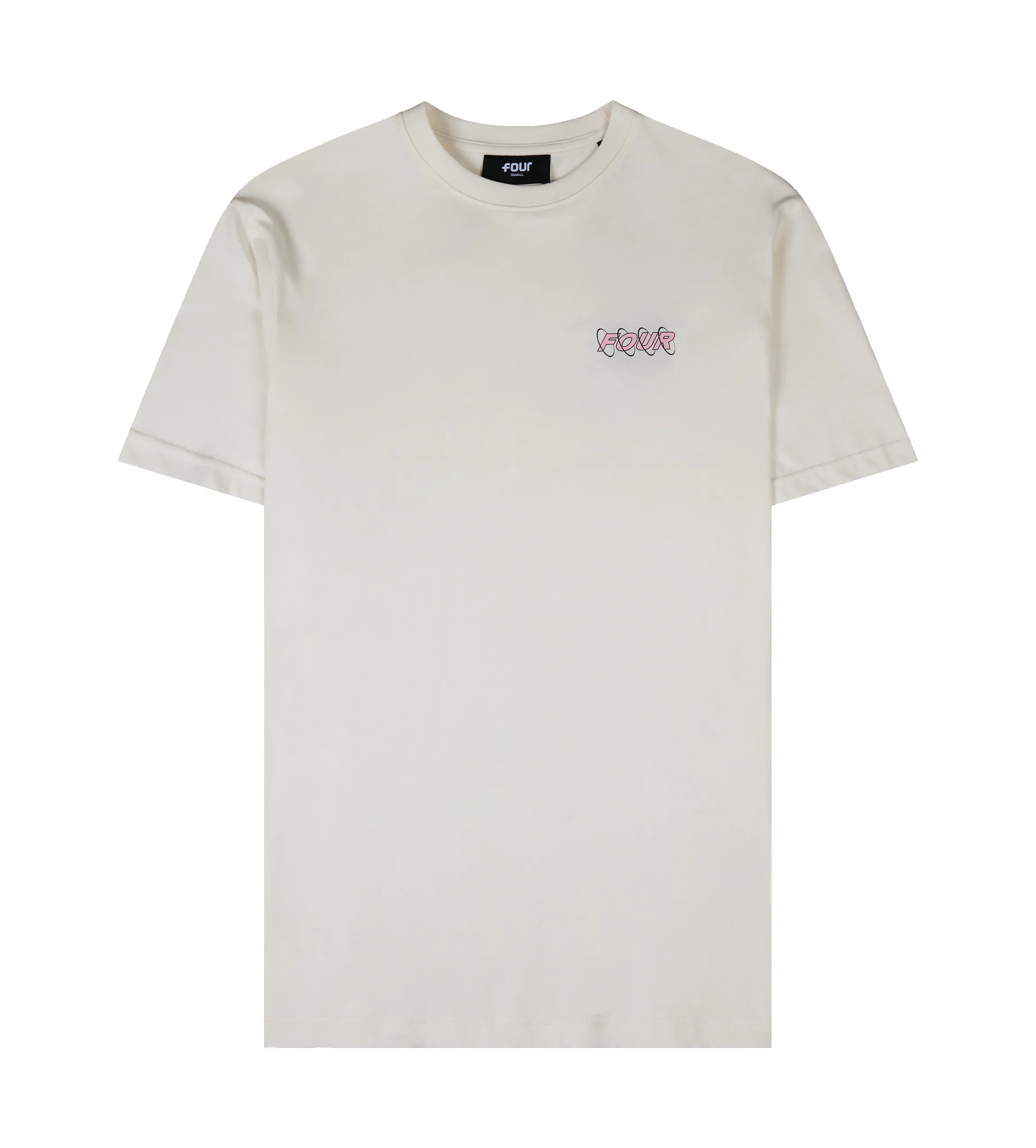 Circles T-shirt Cannoli Cream/ Soft Pink sold by FOUR Amsterdam product image thumbnail 4