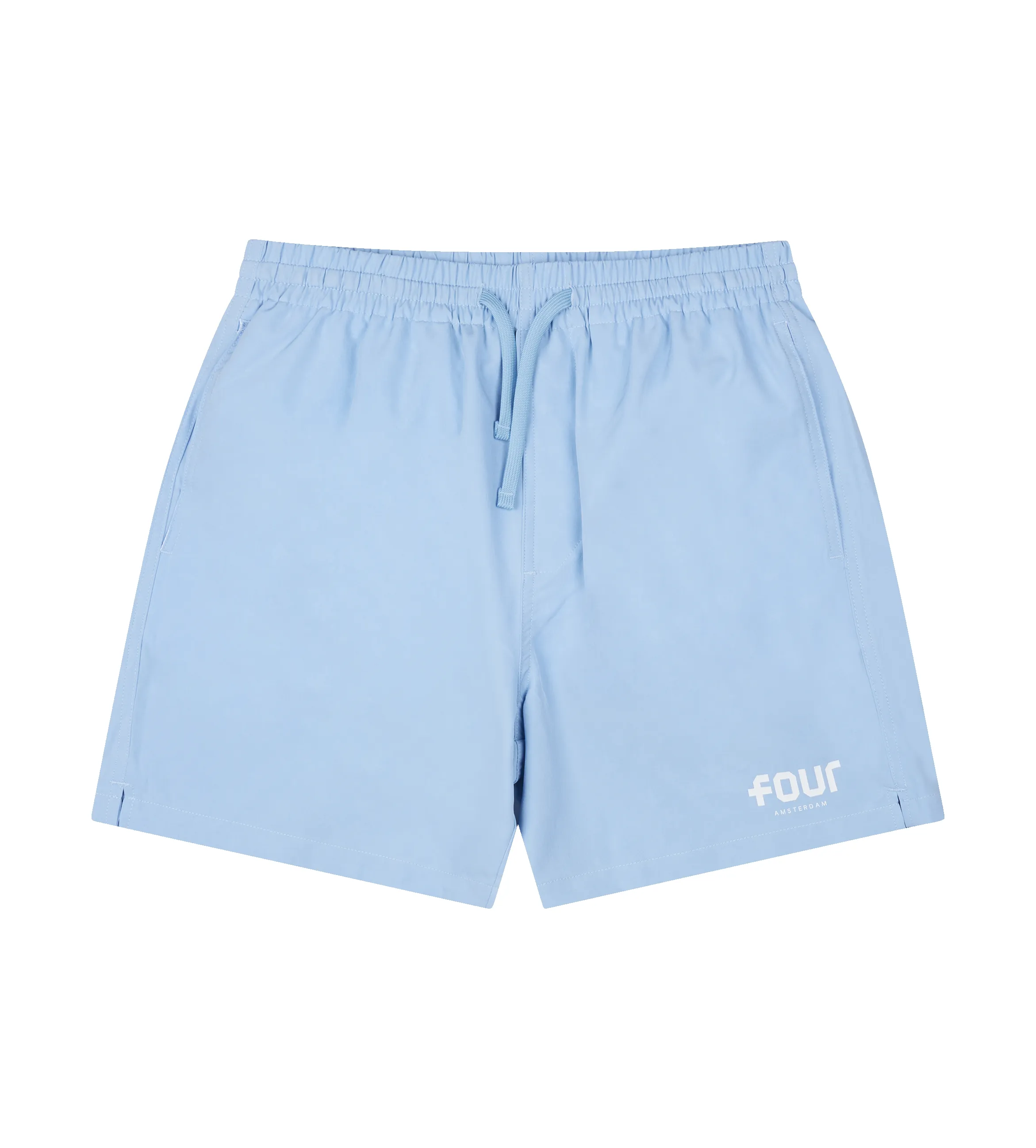 Logo 4AOP Swim Shorts Ice Blue/ White sold by FOUR Amsterdam product image thumbnail 3