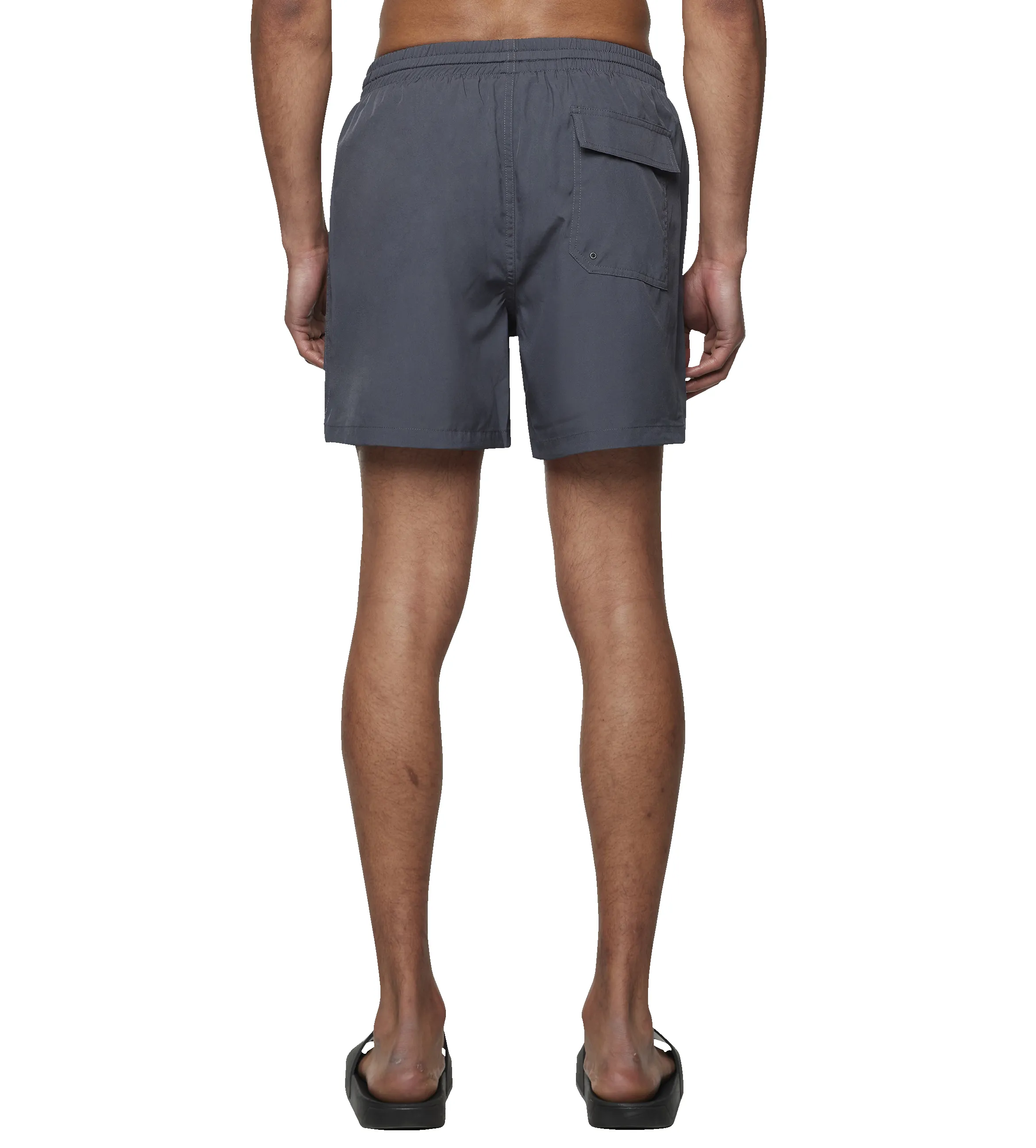 Logo Swim Shorts Asphalt/ White sold by FOUR Amsterdam product image thumbnail 4