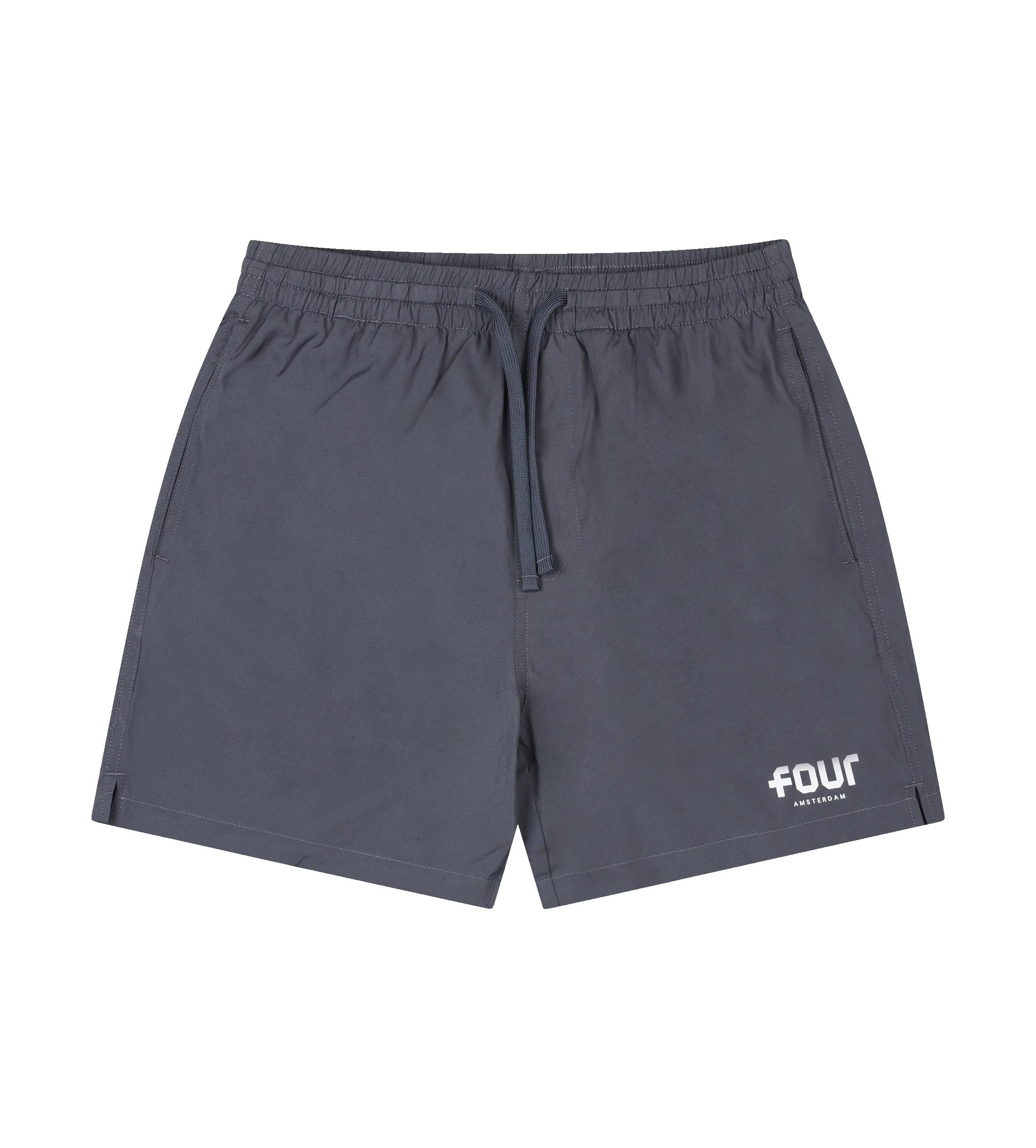 Logo Swim Shorts Asphalt/ White sold by FOUR Amsterdam product image thumbnail 2