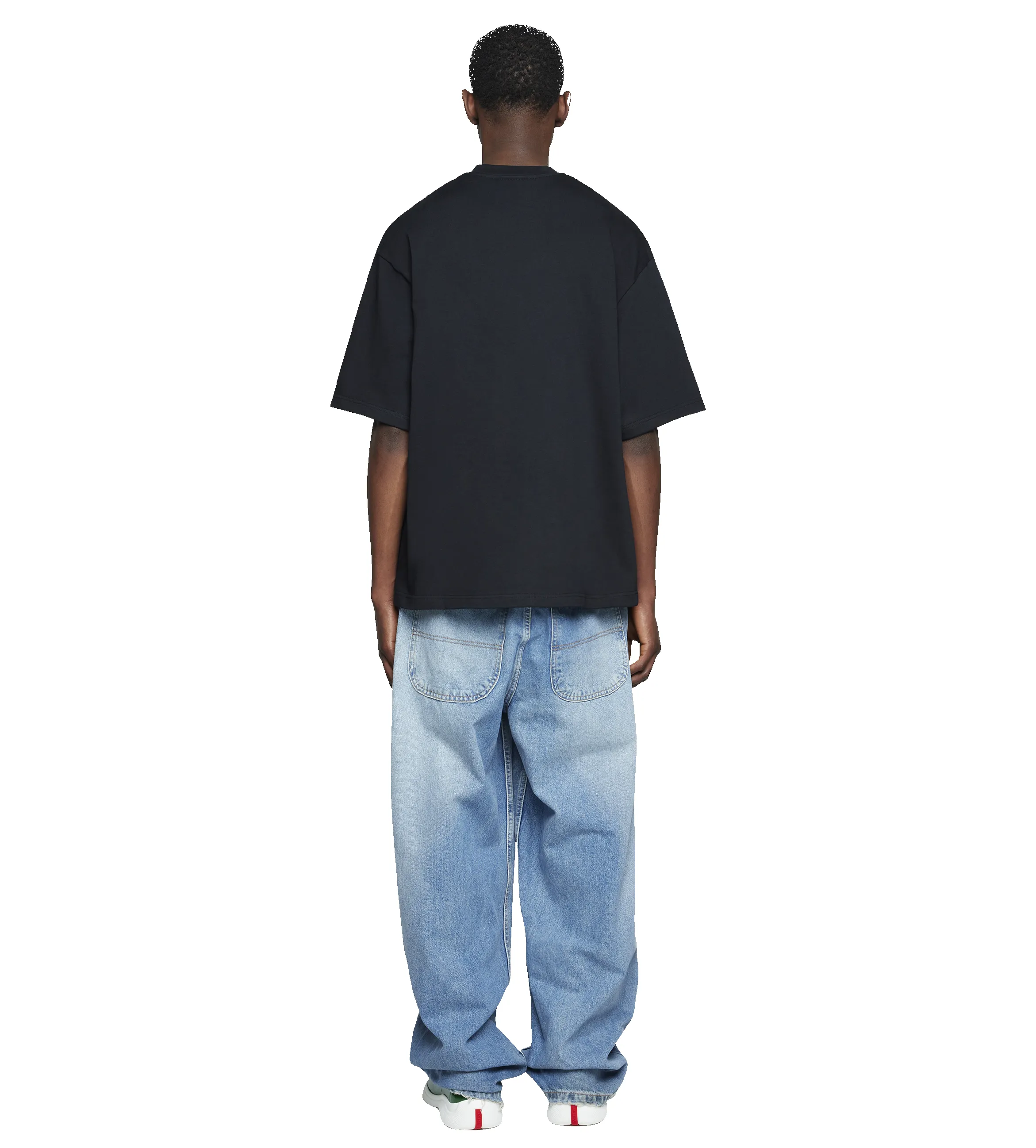 Logo Heavy T-shirt Black sold by FOUR Amsterdam product image thumbnail 4