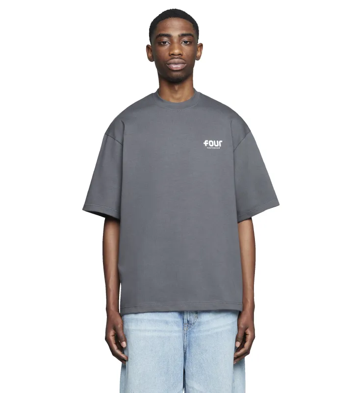 Logo Heavy T-shirt Asphalt sold by FOUR Amsterdam