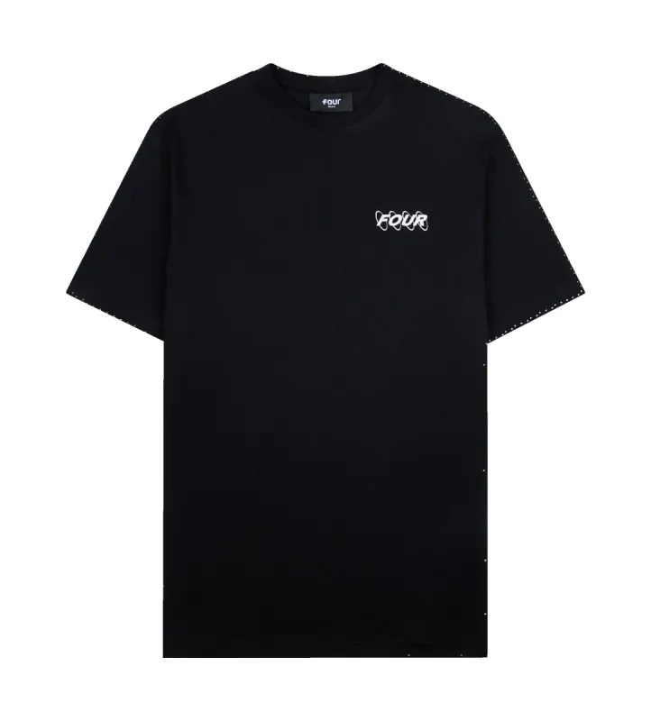 Circles Logo T-shirt Black sold by FOUR Amsterdam
