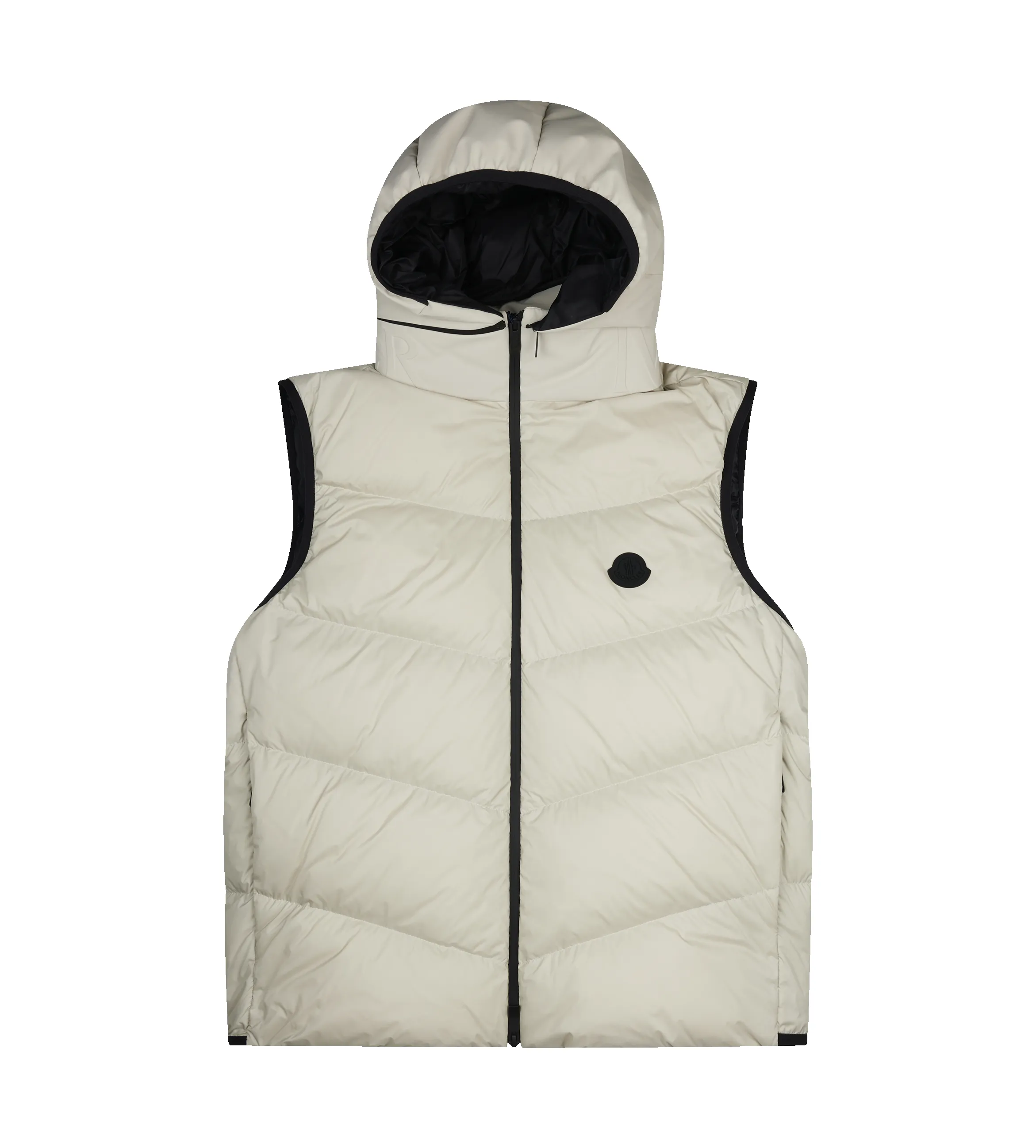 Moncler Guersac Diagonal-Quilted Hooded Down Gilet sold by FOUR Amsterdam