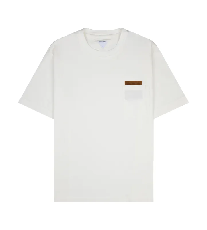 Bottega Veneta Short Sleeve T-Shirt in Chalk sold by FOUR Amsterdam