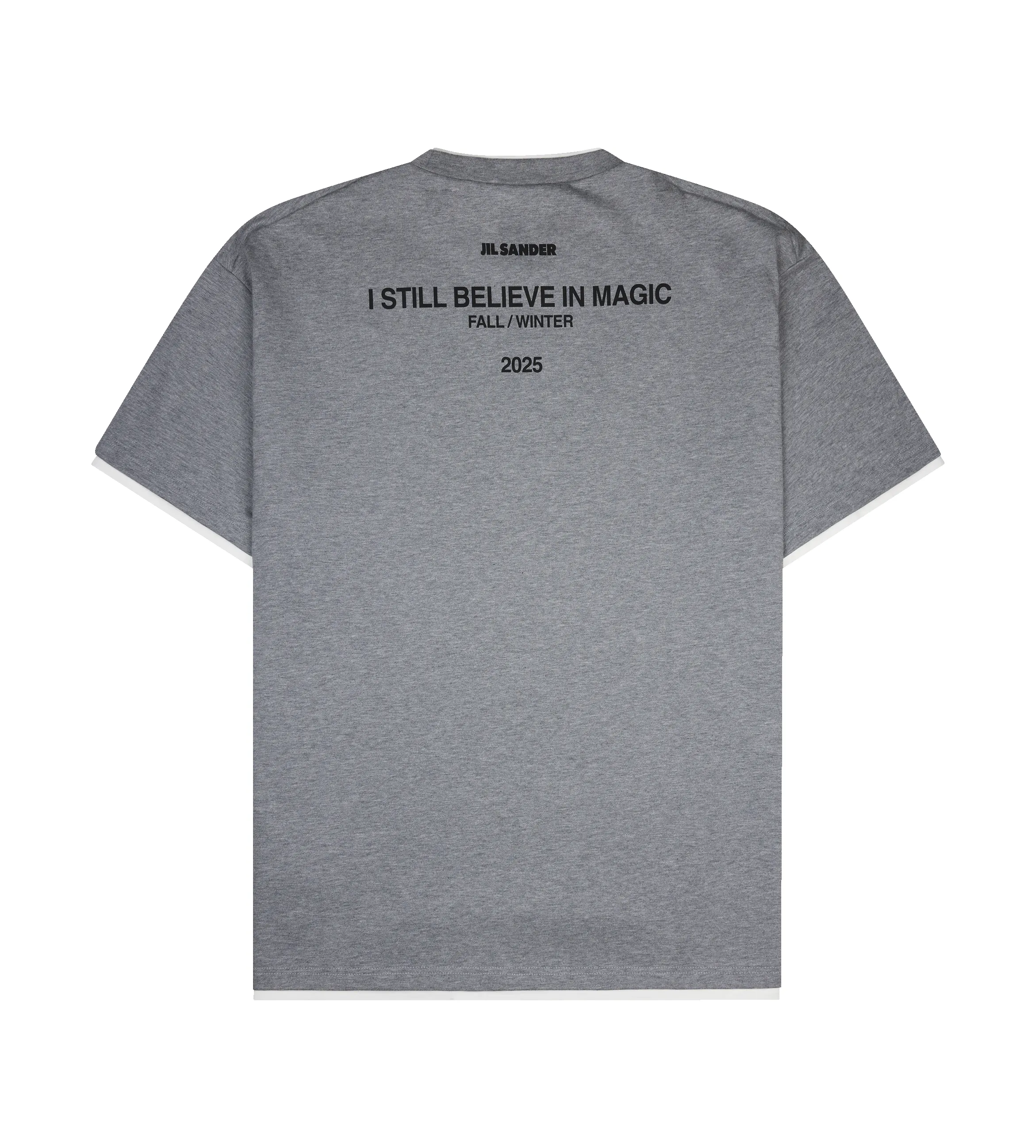 Jil Sander Cotton Crew-Neck T-Shirt in Grey sold by FOUR Amsterdam product image thumbnail 2