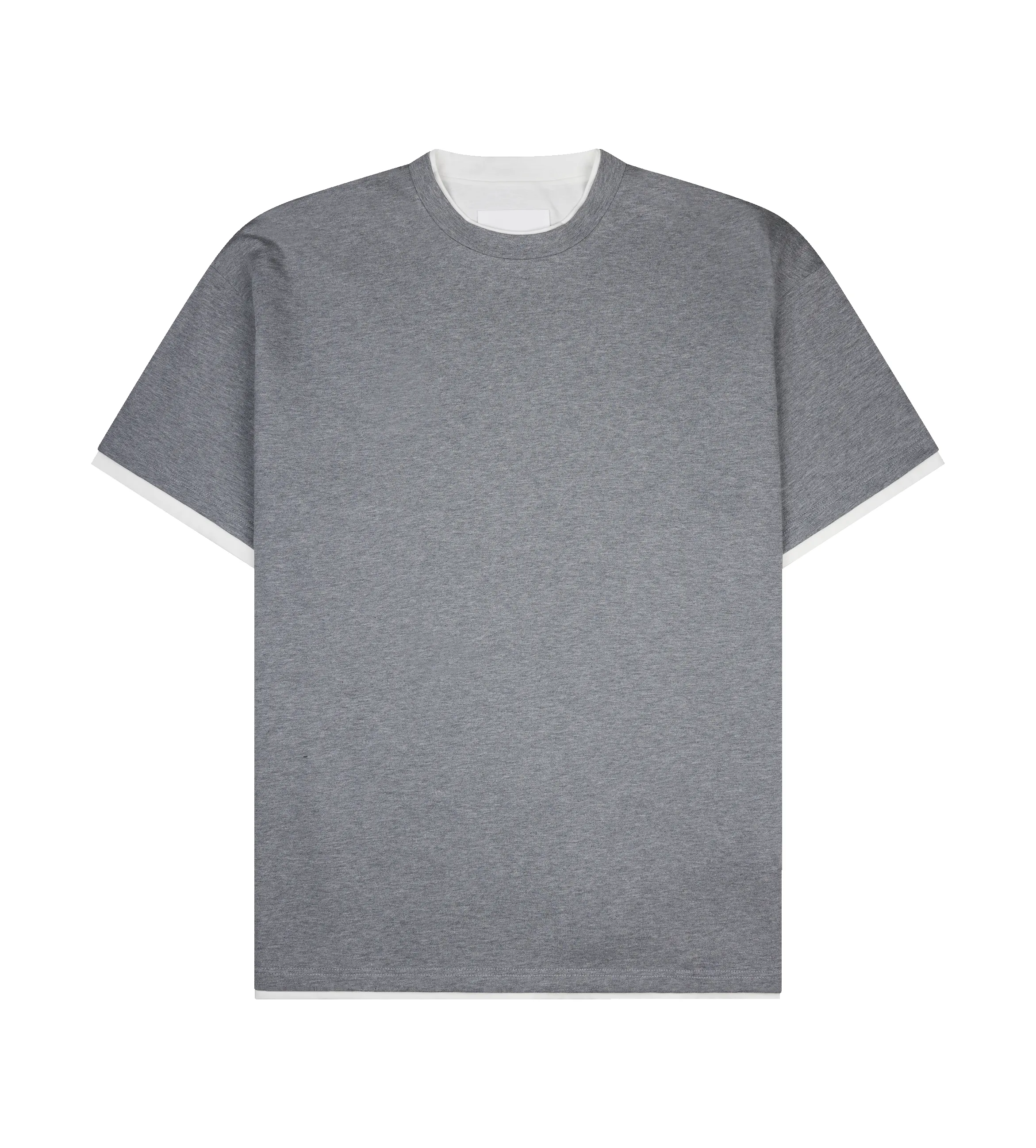 Jil Sander Cotton Crew-Neck T-Shirt in Grey sold by FOUR Amsterdam