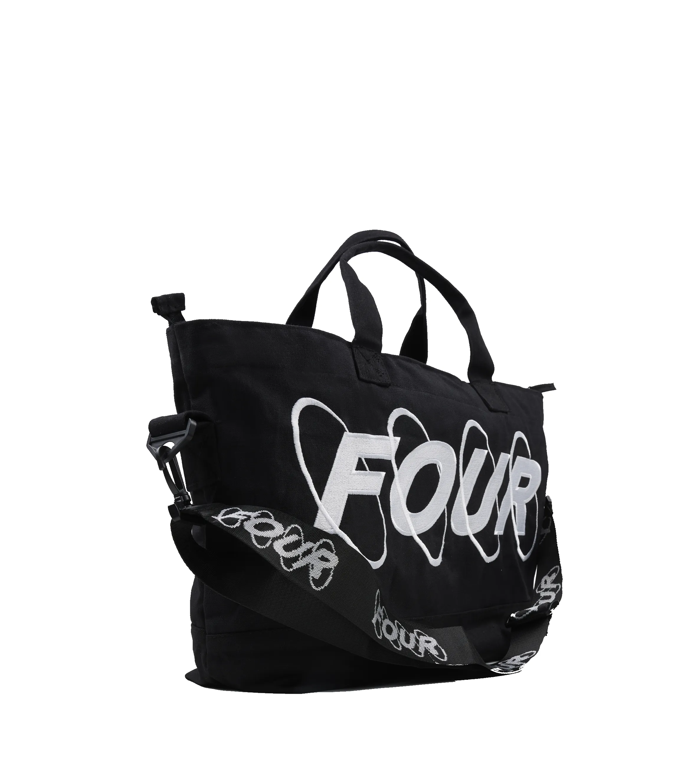 Circles Embroidery Shopper White sold by FOUR Amsterdam product image thumbnail 4