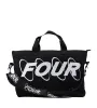 Circles Embroidery Shopper Medium White sold by FOUR Amsterdam