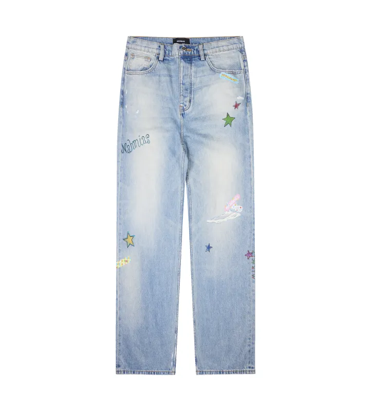 Nahmias Bandaid Baggy Jeans sold by FOUR Amsterdam