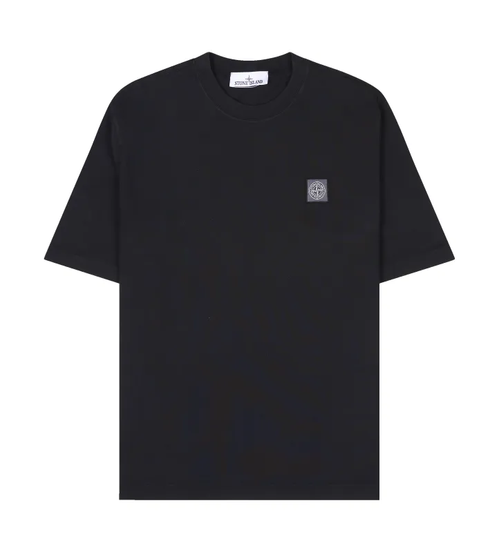 Stone Island Regular-fit short-sleeve T-shirt with Compass patch in Black sold by FOUR Amsterdam