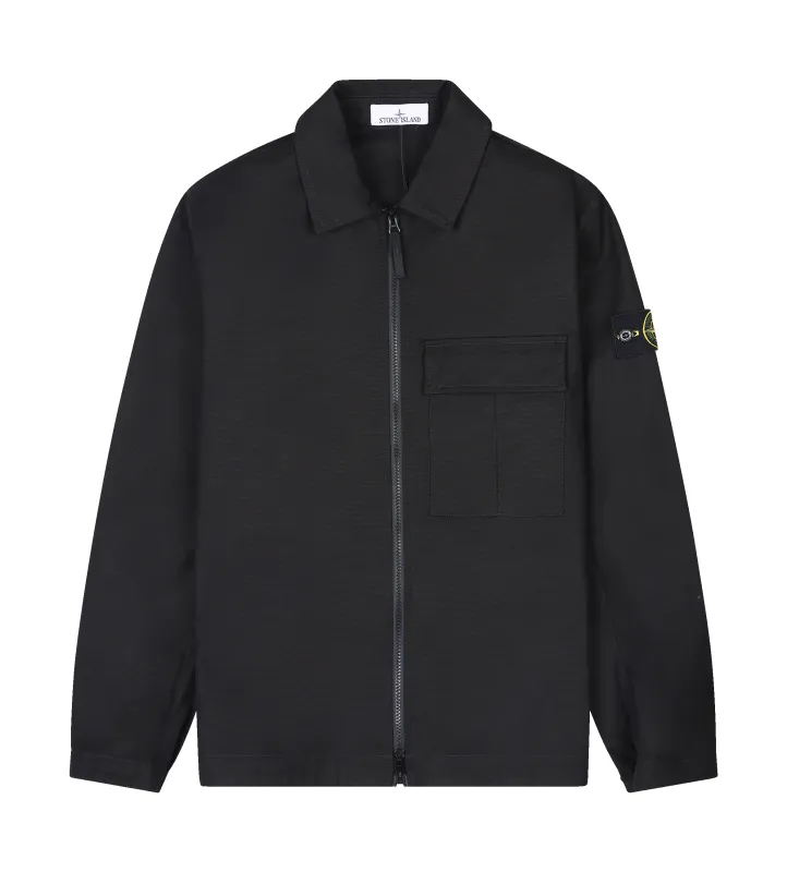 Stone Island Comfort-fit overshirt with gusseted chest pocket sold by FOUR Amsterdam