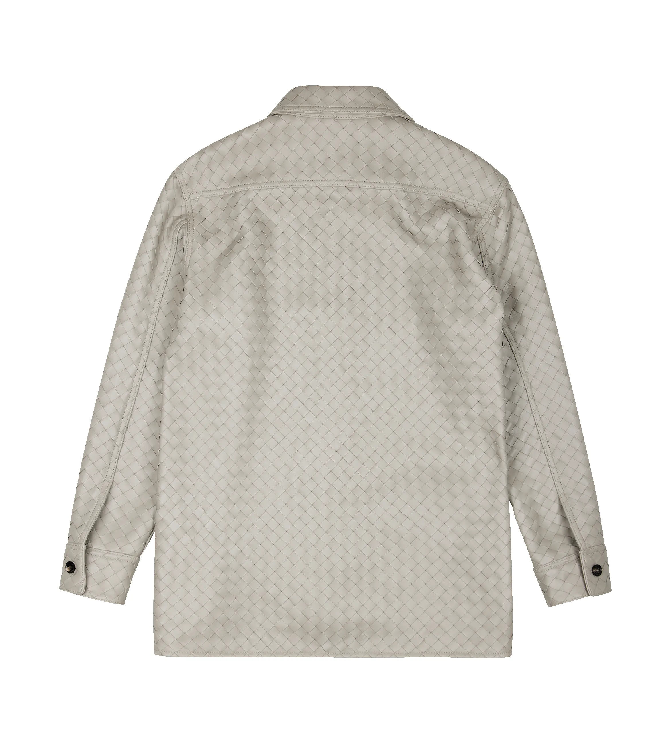 Intrecciato Relaxed Leather Shirt sold by FOUR Amsterdam product image thumbnail 2